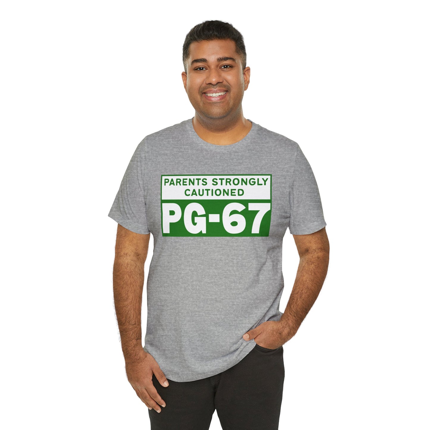Parents Strongly Cautioned PG-67 – Unisex Tee