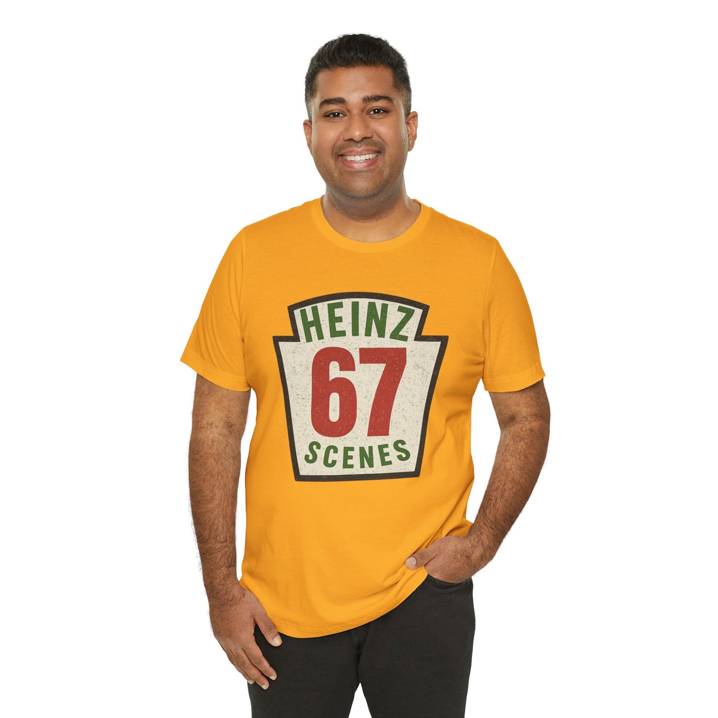 Retro Distressed Heinz 67 Scenes – Unisex Tee