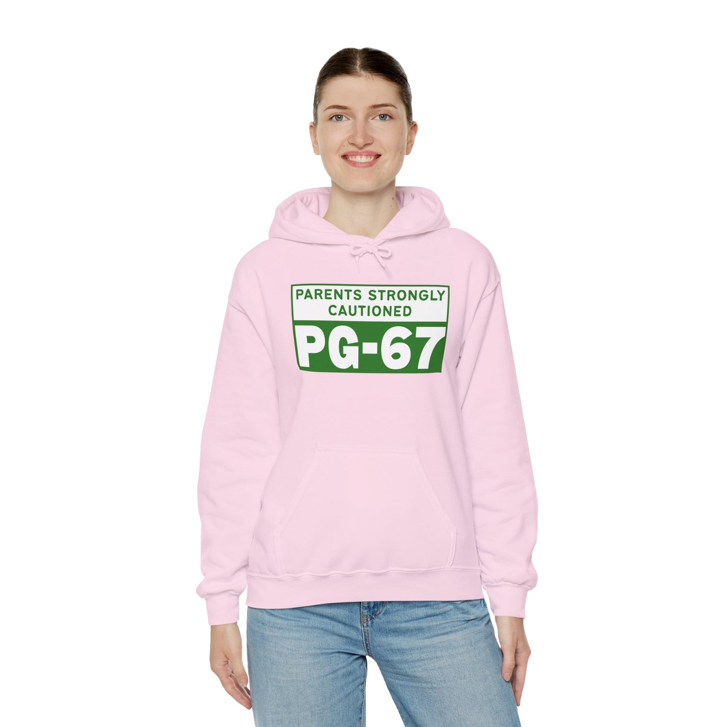 Parents Strongly Cautioned PG-67 -- Unisex Hoodie