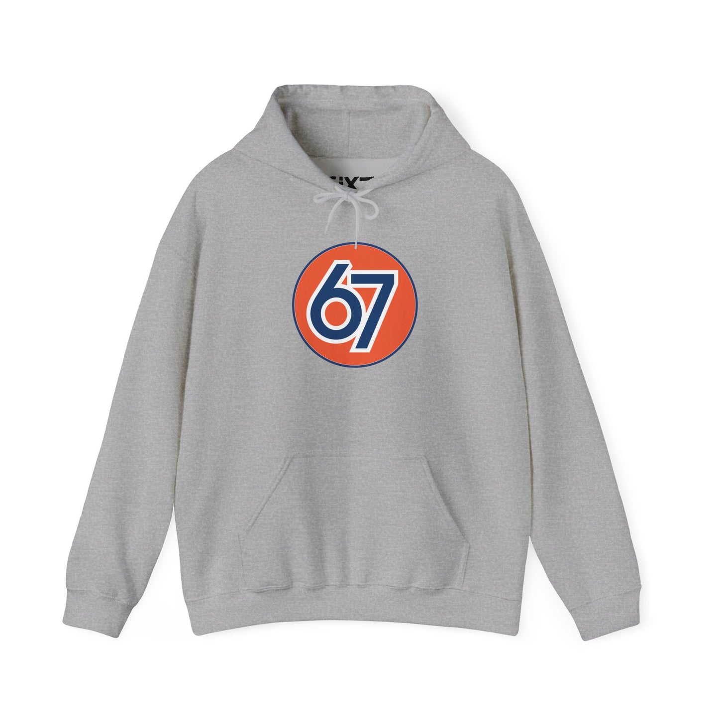 Retro 67 Vintage Circle Graphic -- Unisex Hoodie