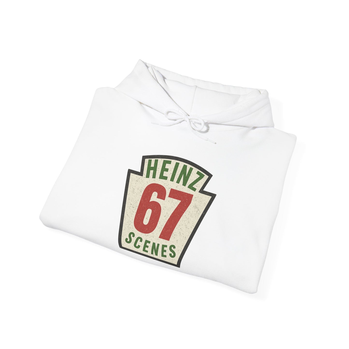 Retro Distressed Heinz 67 Scenes -- Unisex Hoodie