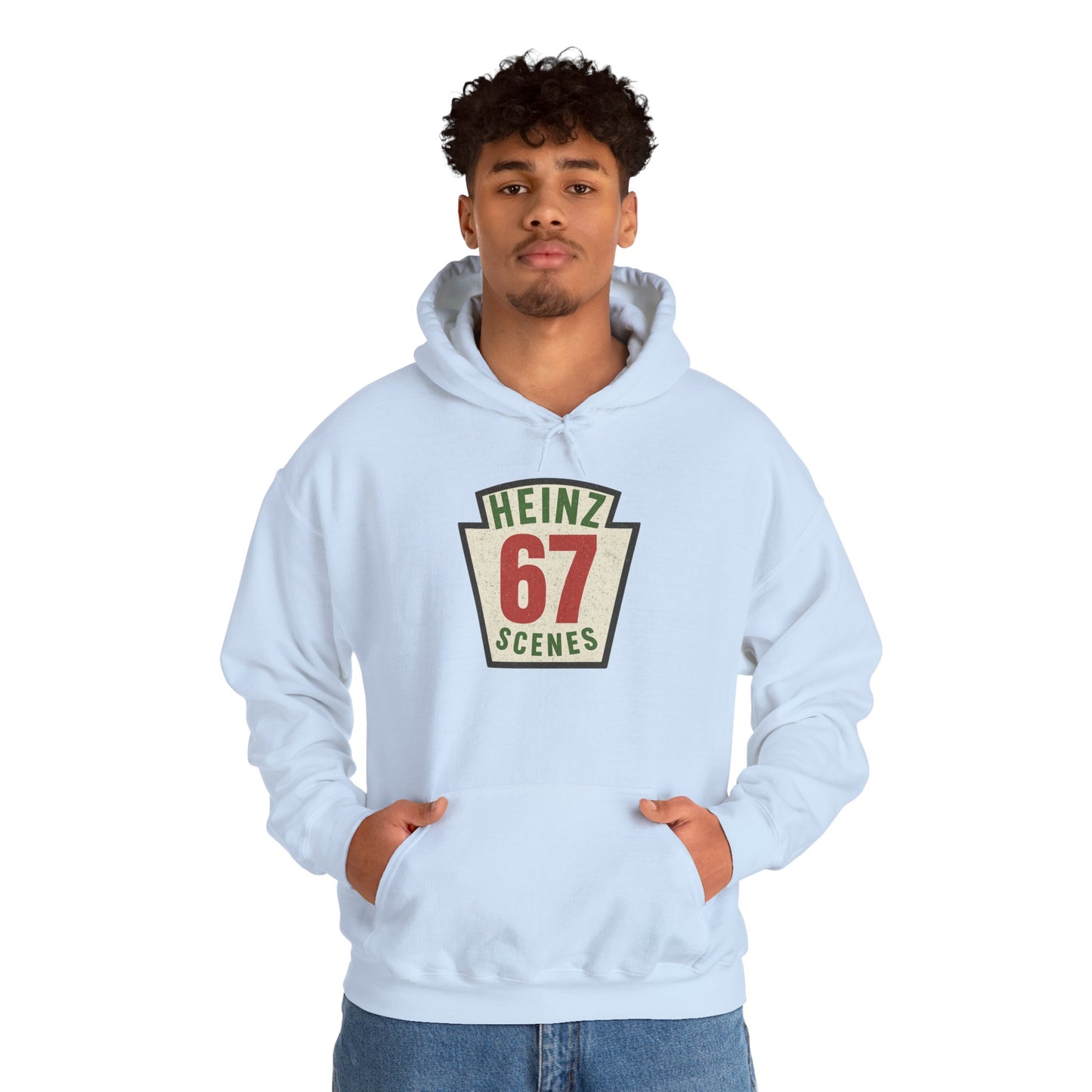 Retro Distressed Heinz 67 Scenes -- Unisex Hoodie