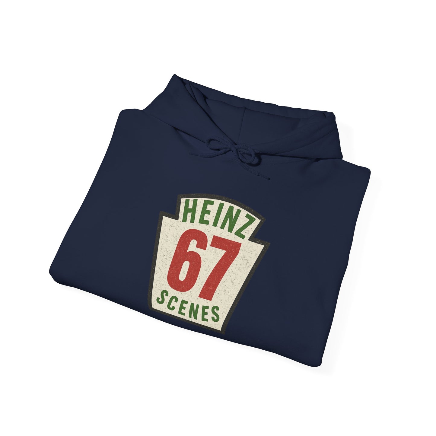Retro Distressed Heinz 67 Scenes -- Unisex Hoodie