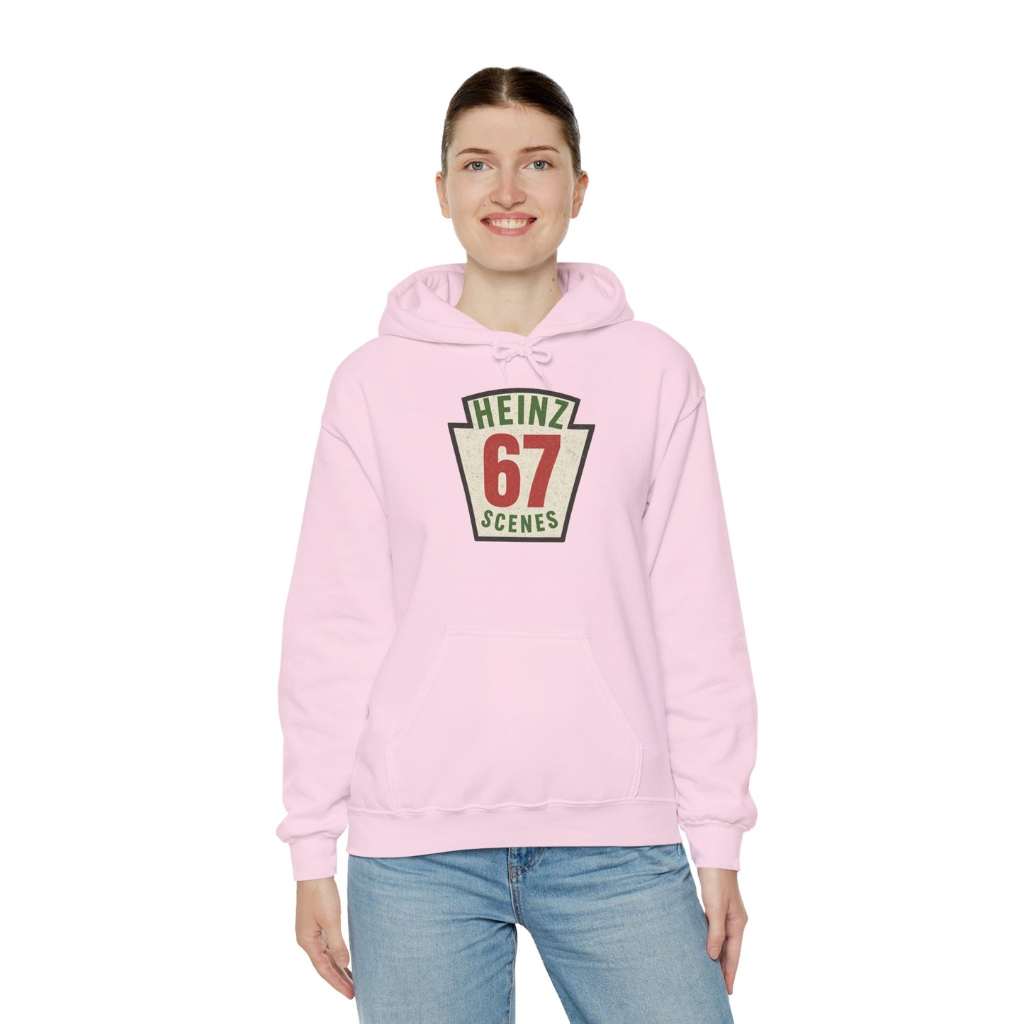Retro Distressed Heinz 67 Scenes -- Unisex Hoodie