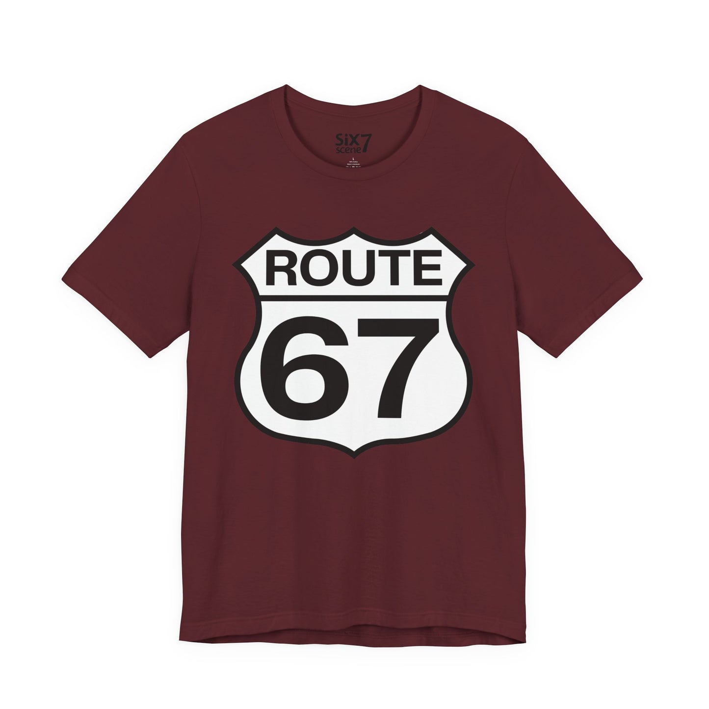 Classic Black & White Route 67 – Unisex Tee