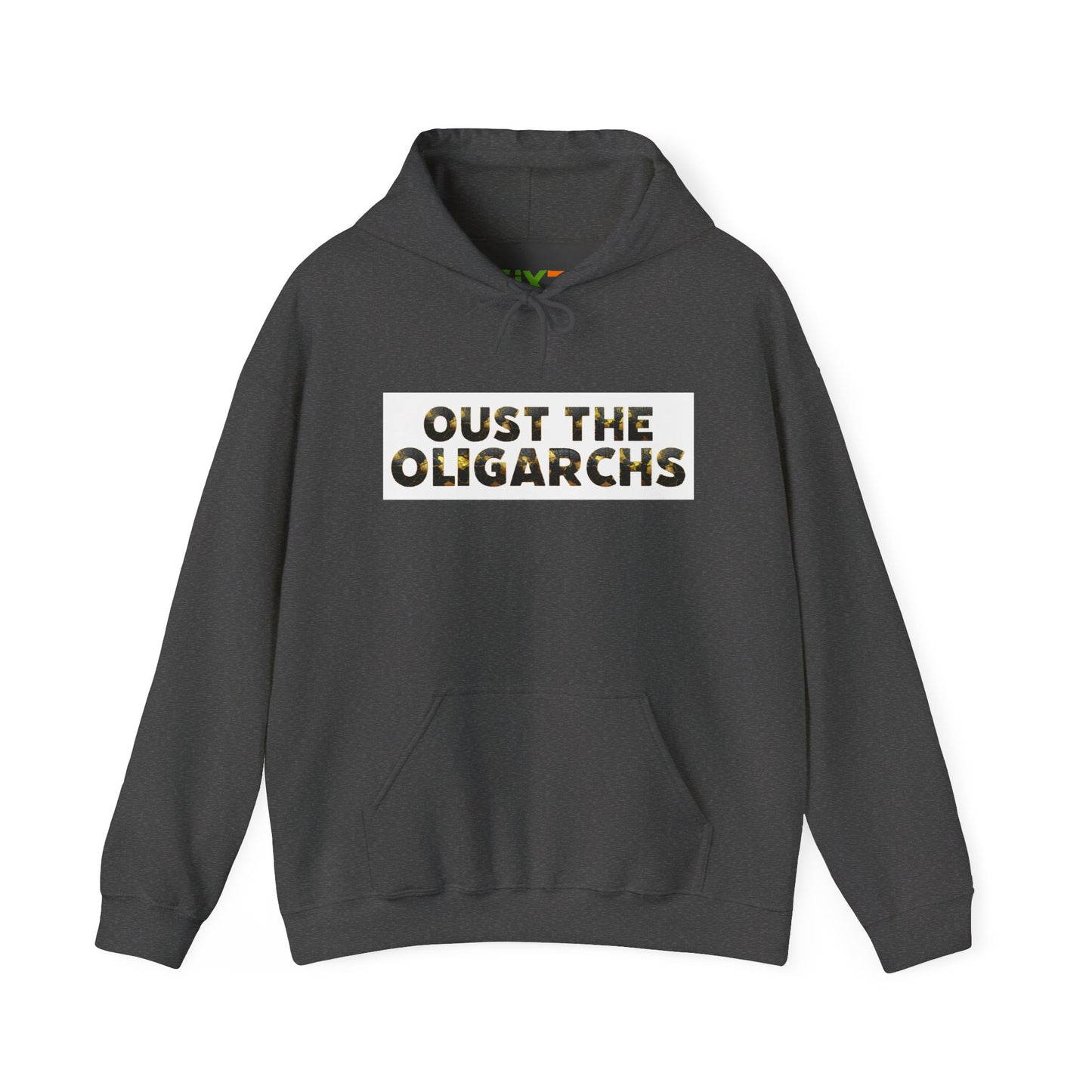 "Oust the Oligarchs" Hoodie -- Political Statement Gear