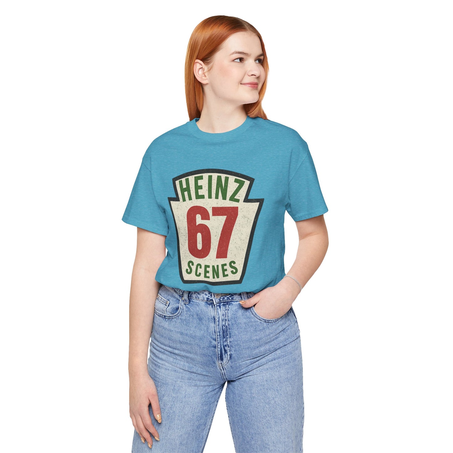 Retro Distressed Heinz 67 Scenes – Unisex Tee