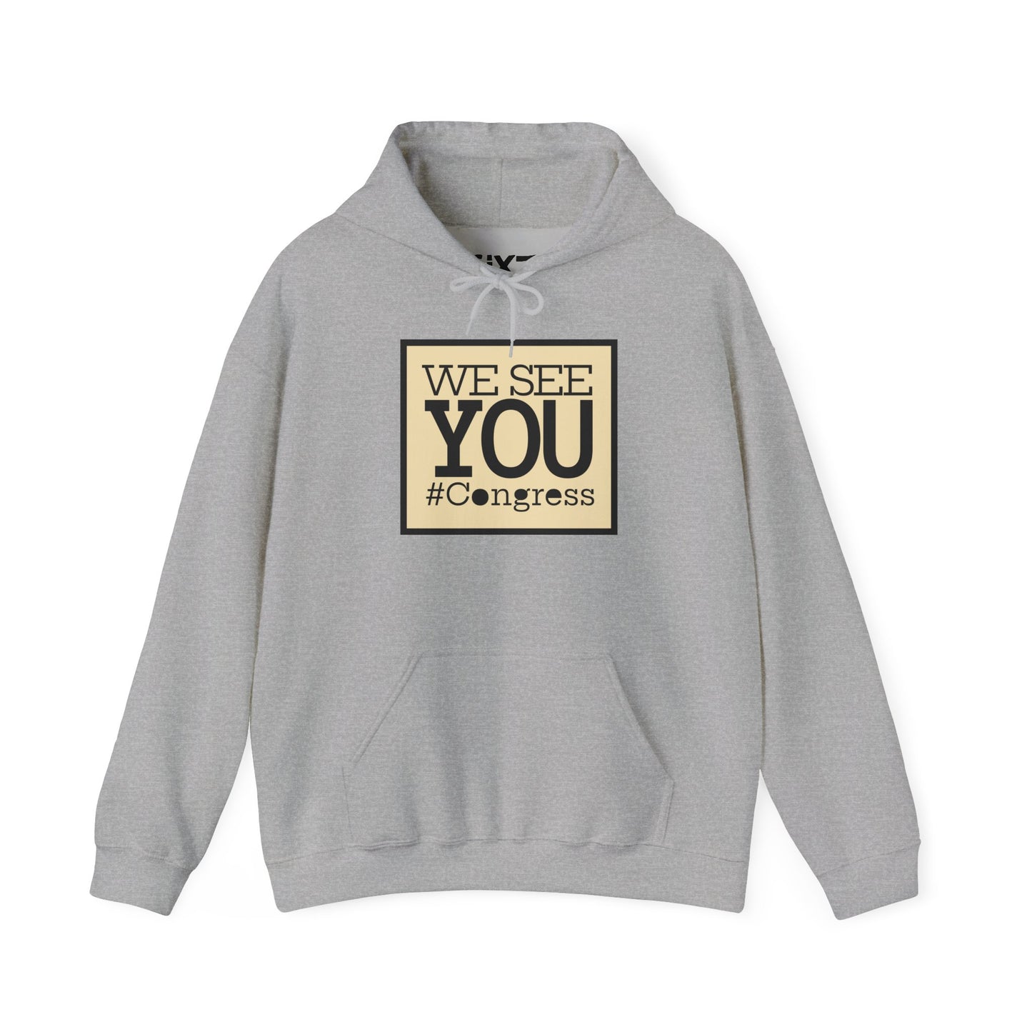 "We See You, Congress" Hoodie — Political Statement Gear