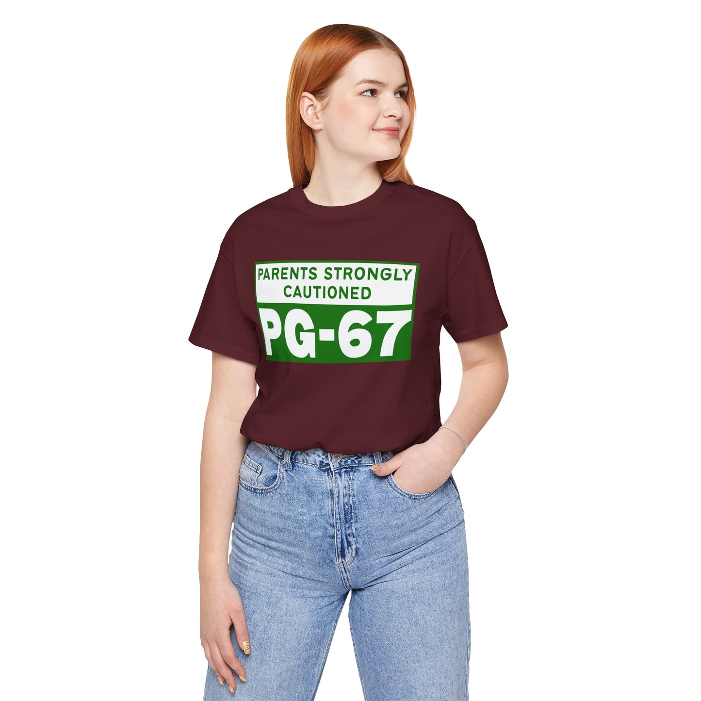 Parents Strongly Cautioned PG-67 – Unisex Tee