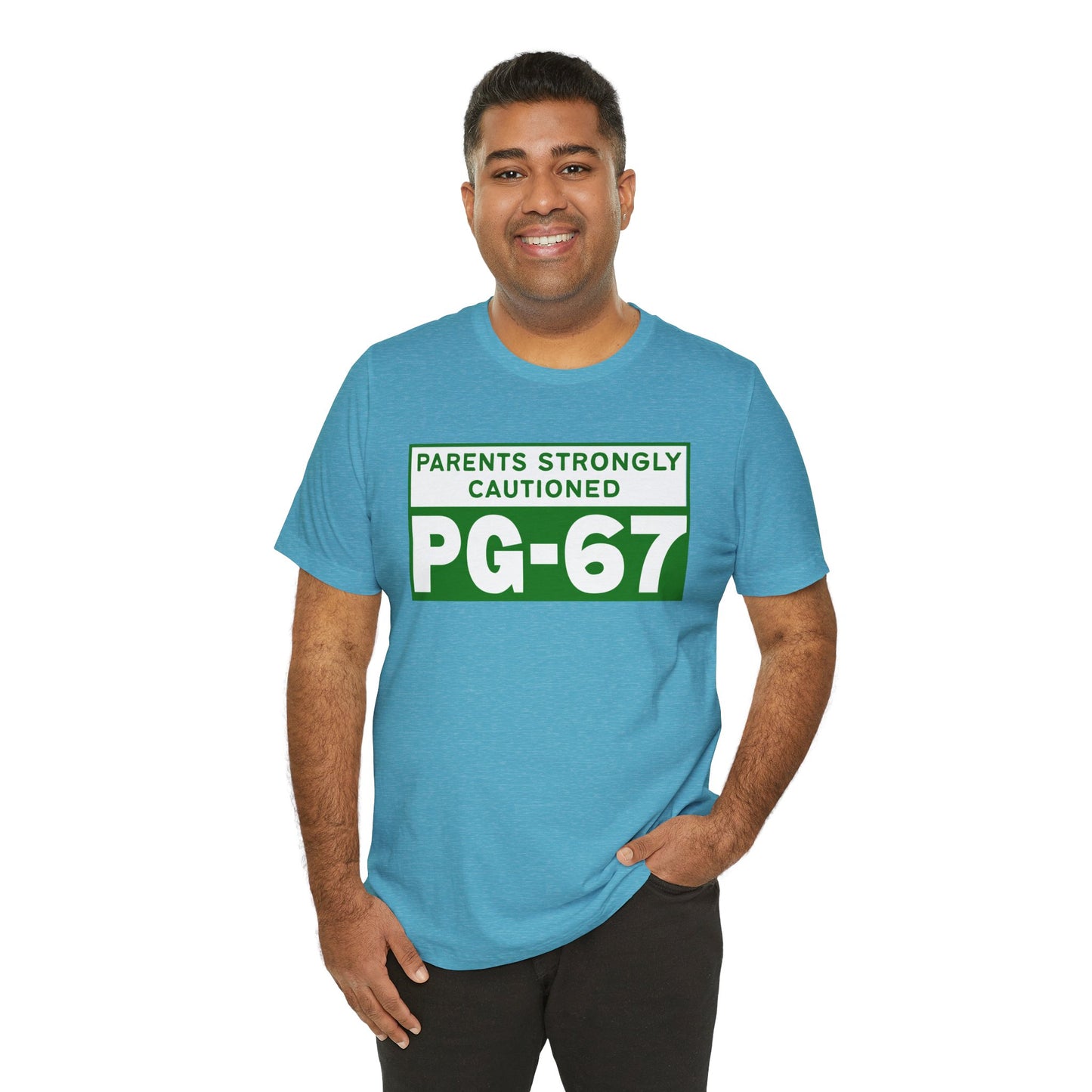 Parents Strongly Cautioned PG-67 – Unisex Tee