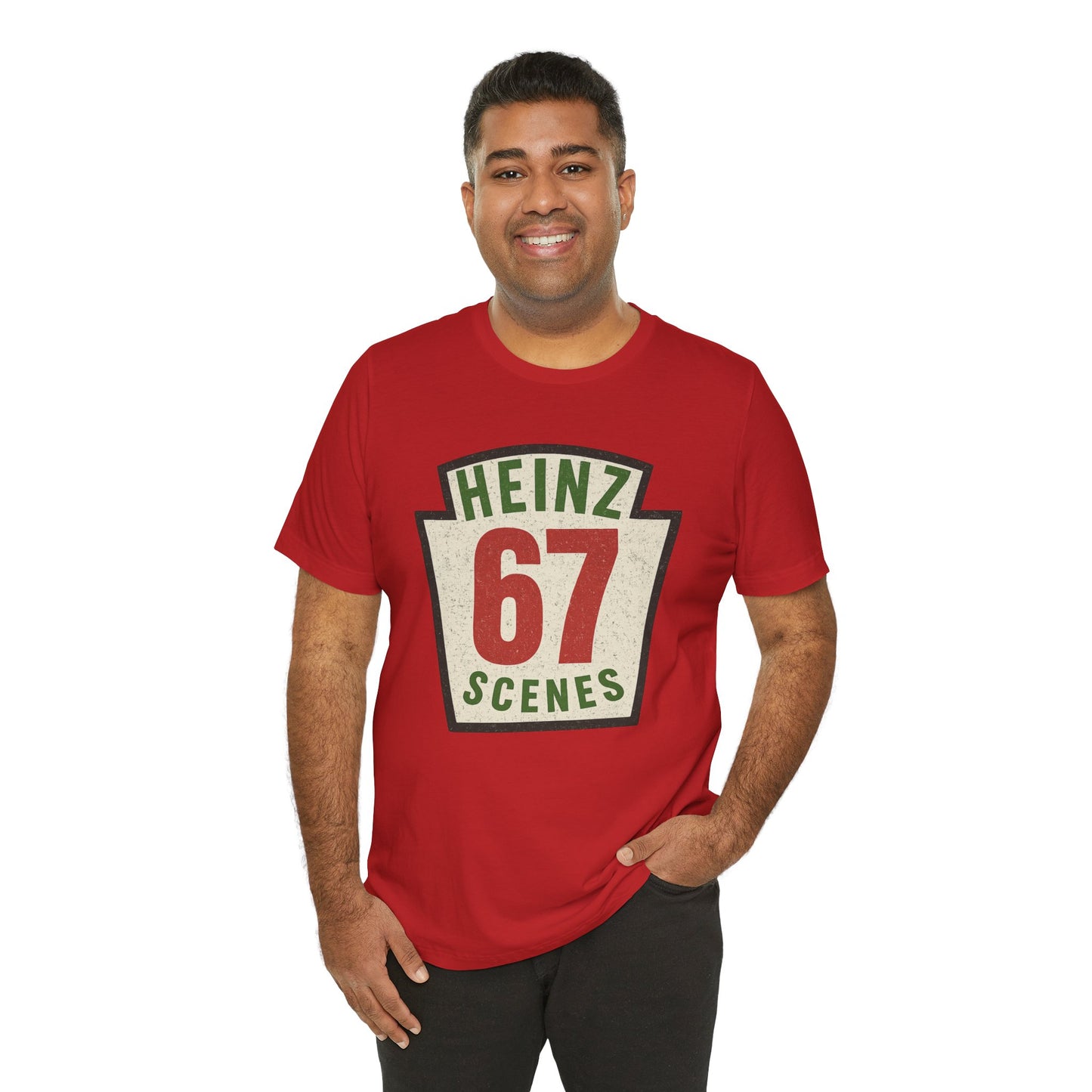 Retro Distressed Heinz 67 Scenes – Unisex Tee