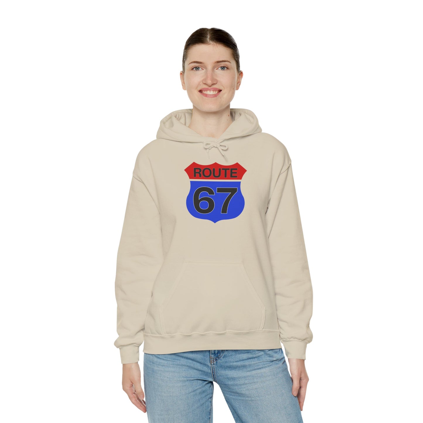 Route 67 Red & Blue Edition -- Unisex Hoodie