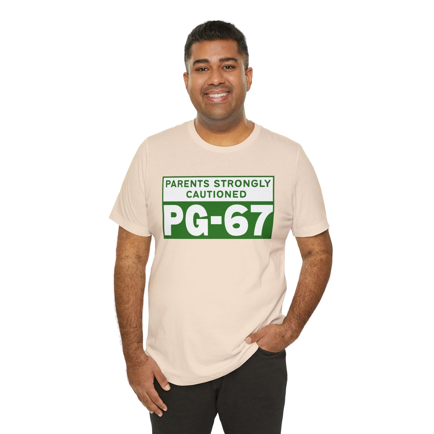 Parents Strongly Cautioned PG-67 – Unisex Tee