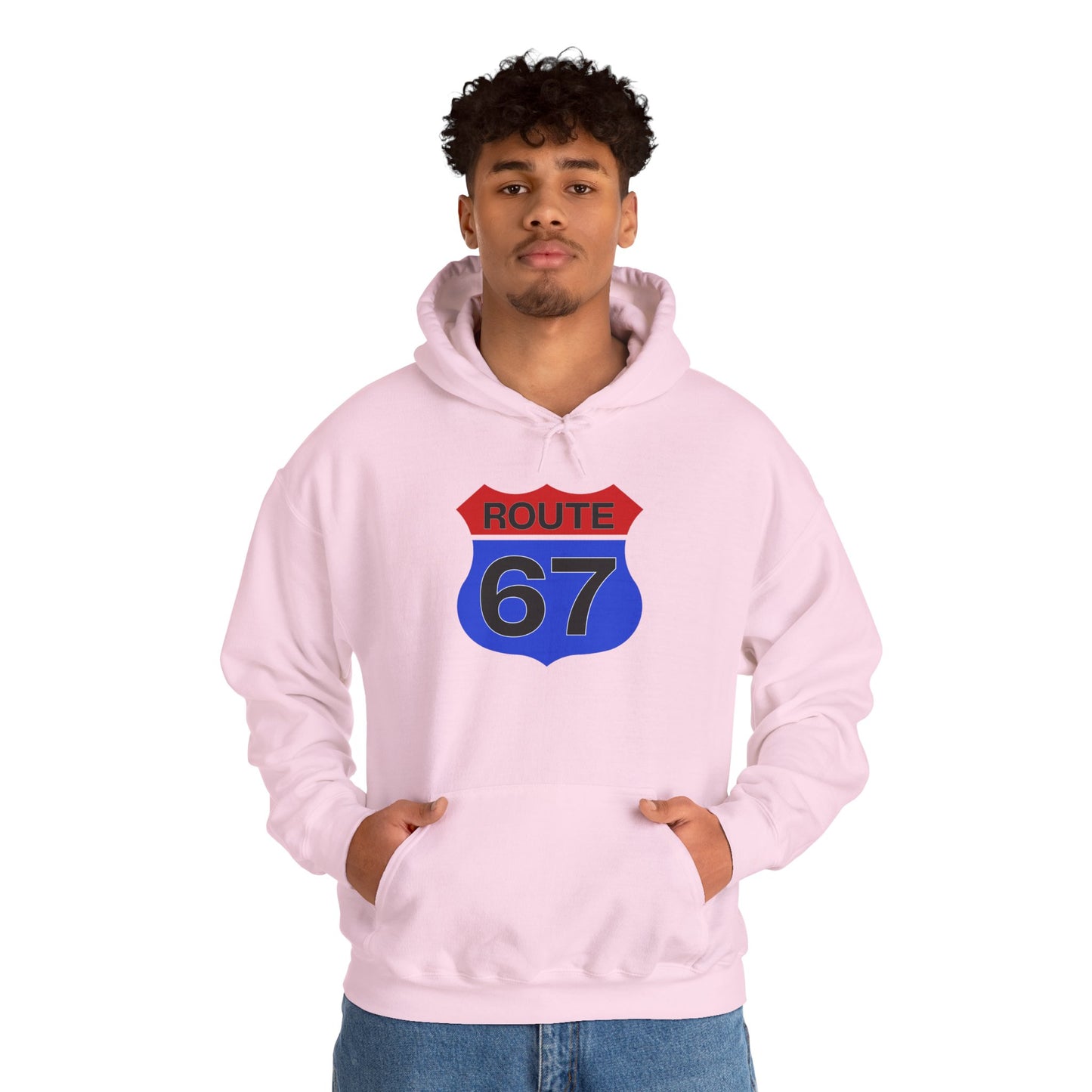 Route 67 Red & Blue Edition -- Unisex Hoodie