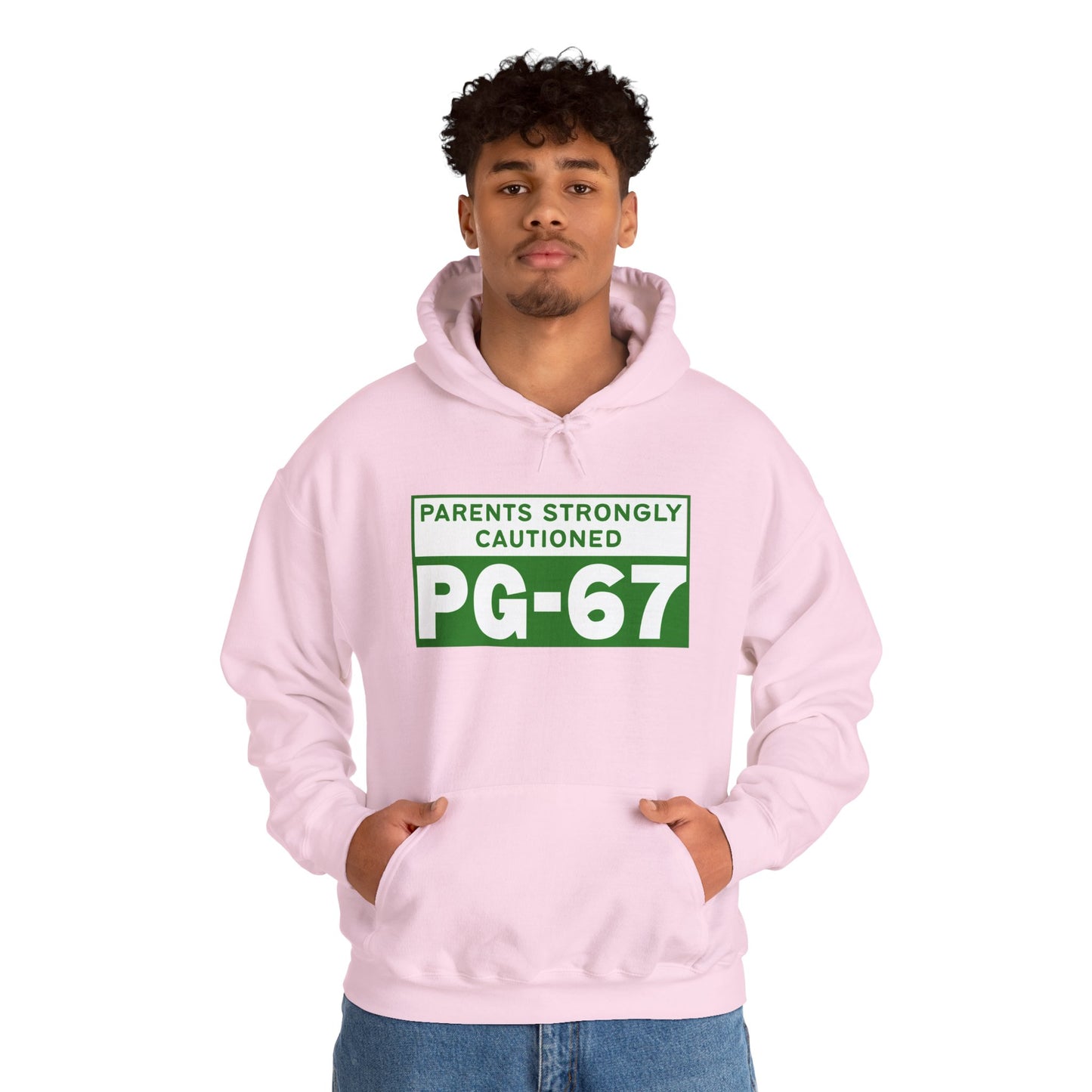 Parents Strongly Cautioned PG-67 -- Unisex Hoodie