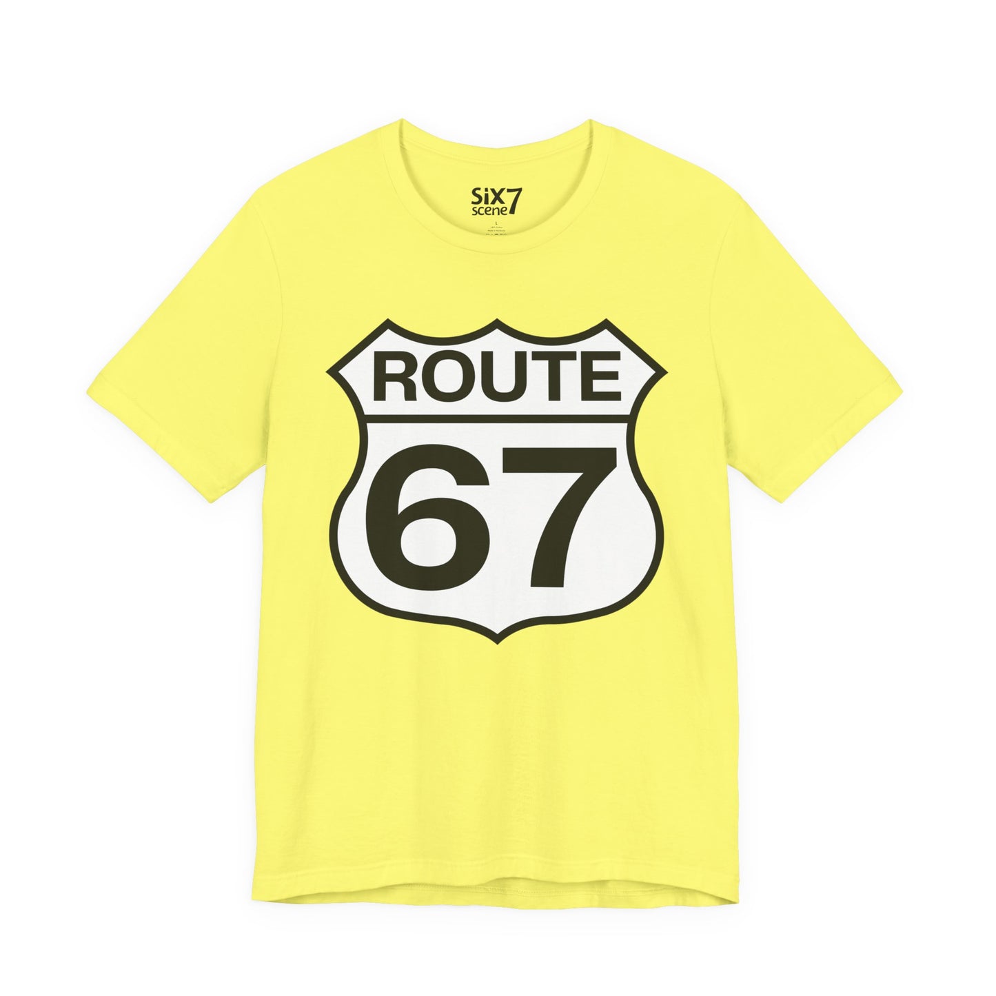 Classic Black & White Route 67 – Unisex Tee