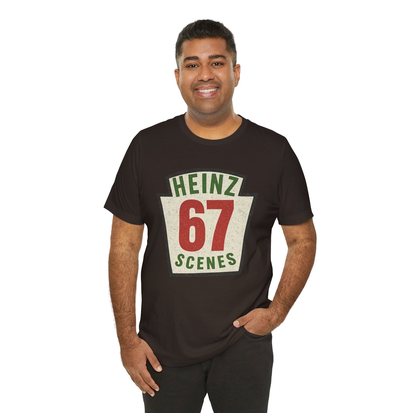 Retro Distressed Heinz 67 Scenes – Unisex Tee