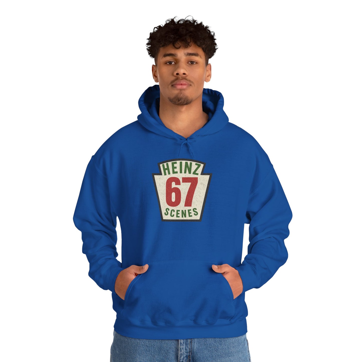 Retro Distressed Heinz 67 Scenes -- Unisex Hoodie