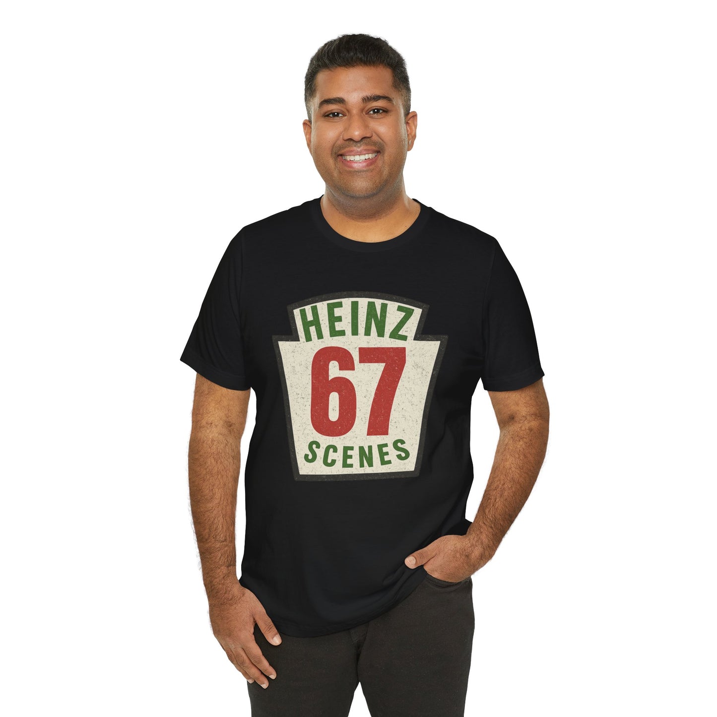 Retro Distressed Heinz 67 Scenes – Unisex Tee