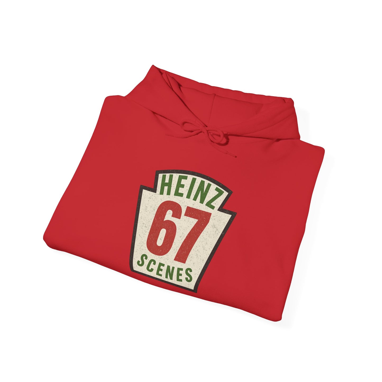 Retro Distressed Heinz 67 Scenes -- Unisex Hoodie