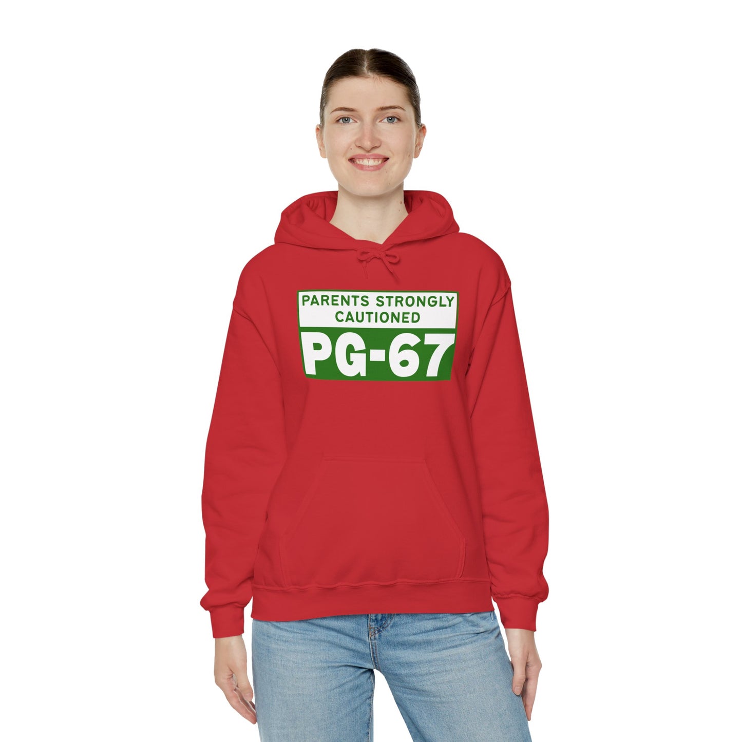 Parents Strongly Cautioned PG-67 -- Unisex Hoodie
