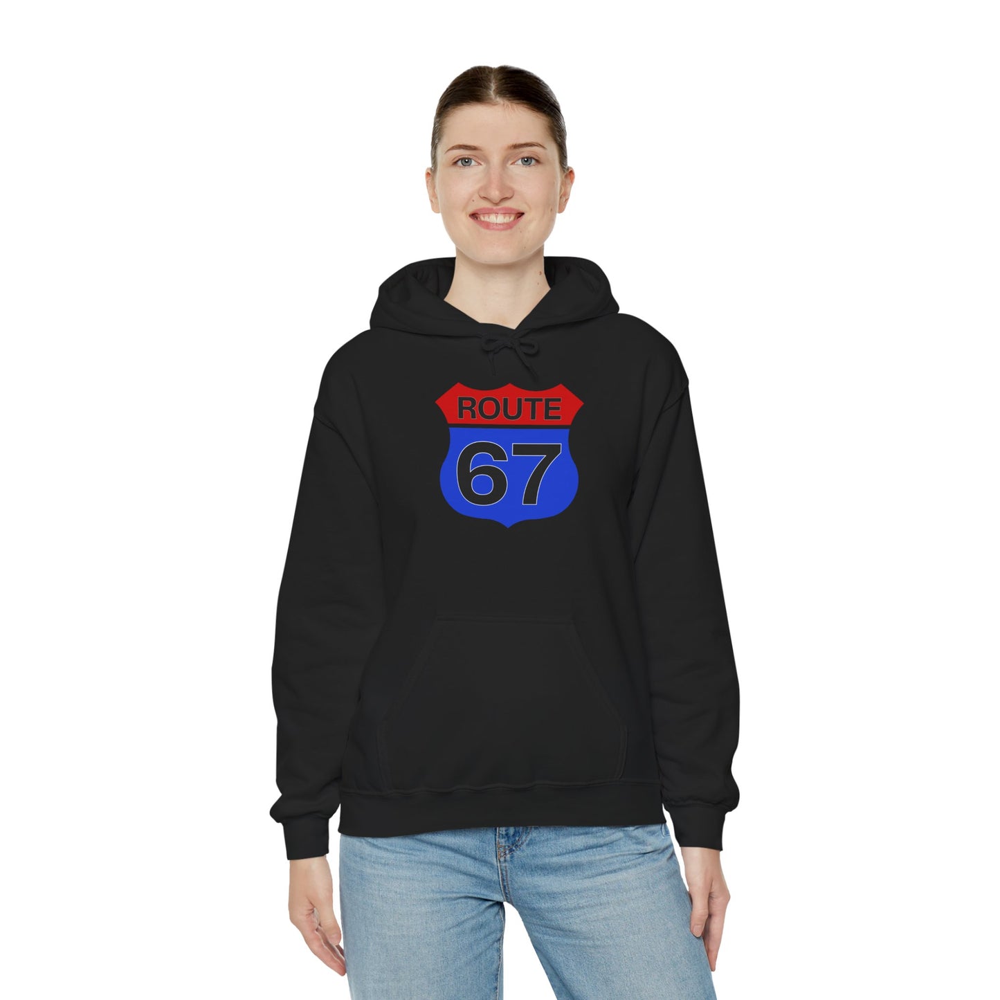 Route 67 Red & Blue Edition -- Unisex Hoodie