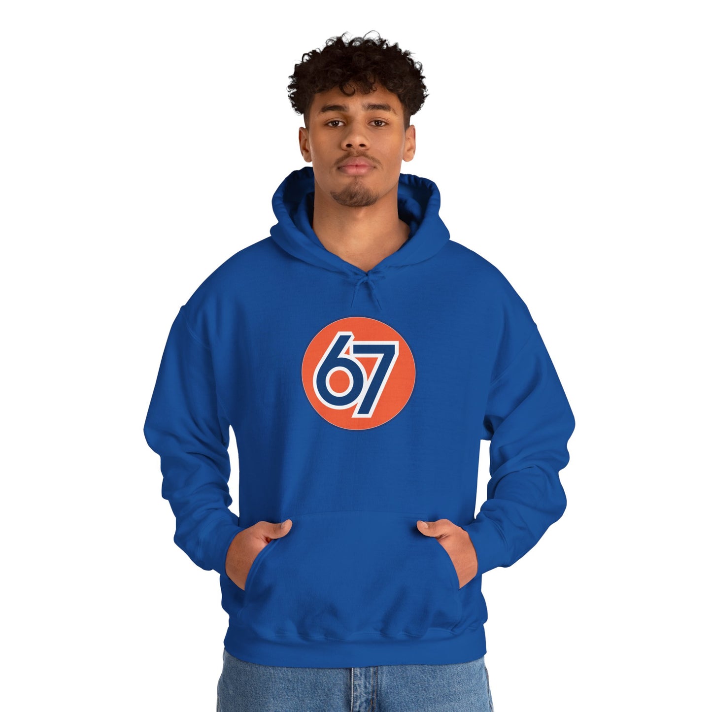 Retro 67 Vintage Circle Graphic -- Unisex Hoodie