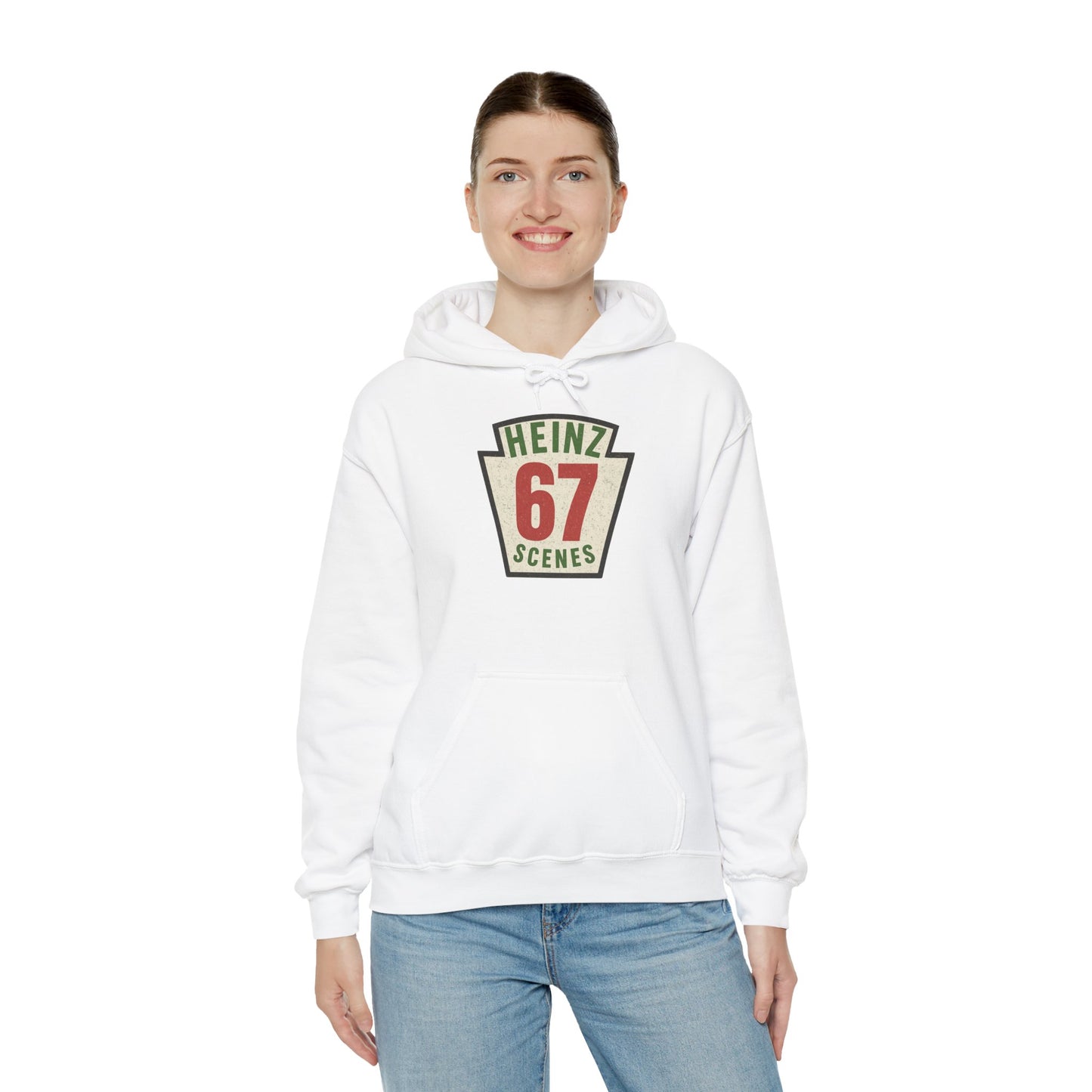 Retro Distressed Heinz 67 Scenes -- Unisex Hoodie