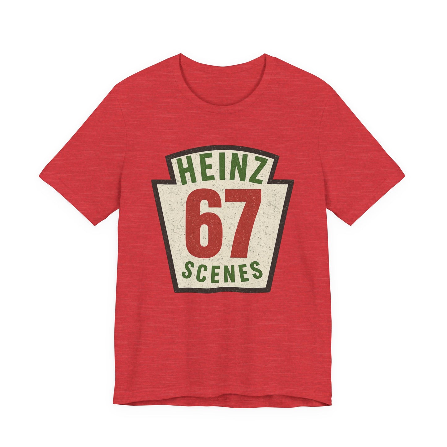 Retro Distressed Heinz 67 Scenes – Unisex Tee