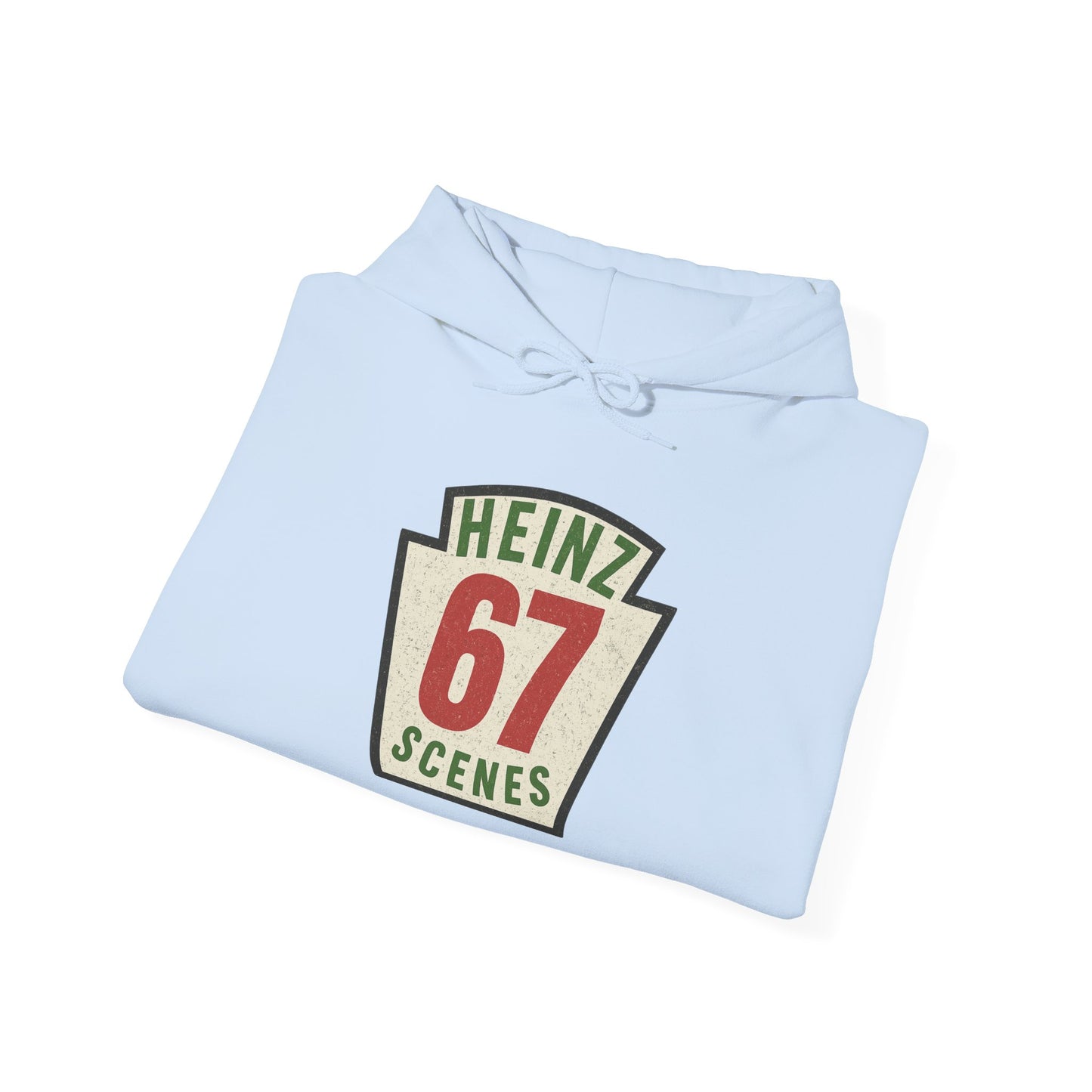 Retro Distressed Heinz 67 Scenes -- Unisex Hoodie