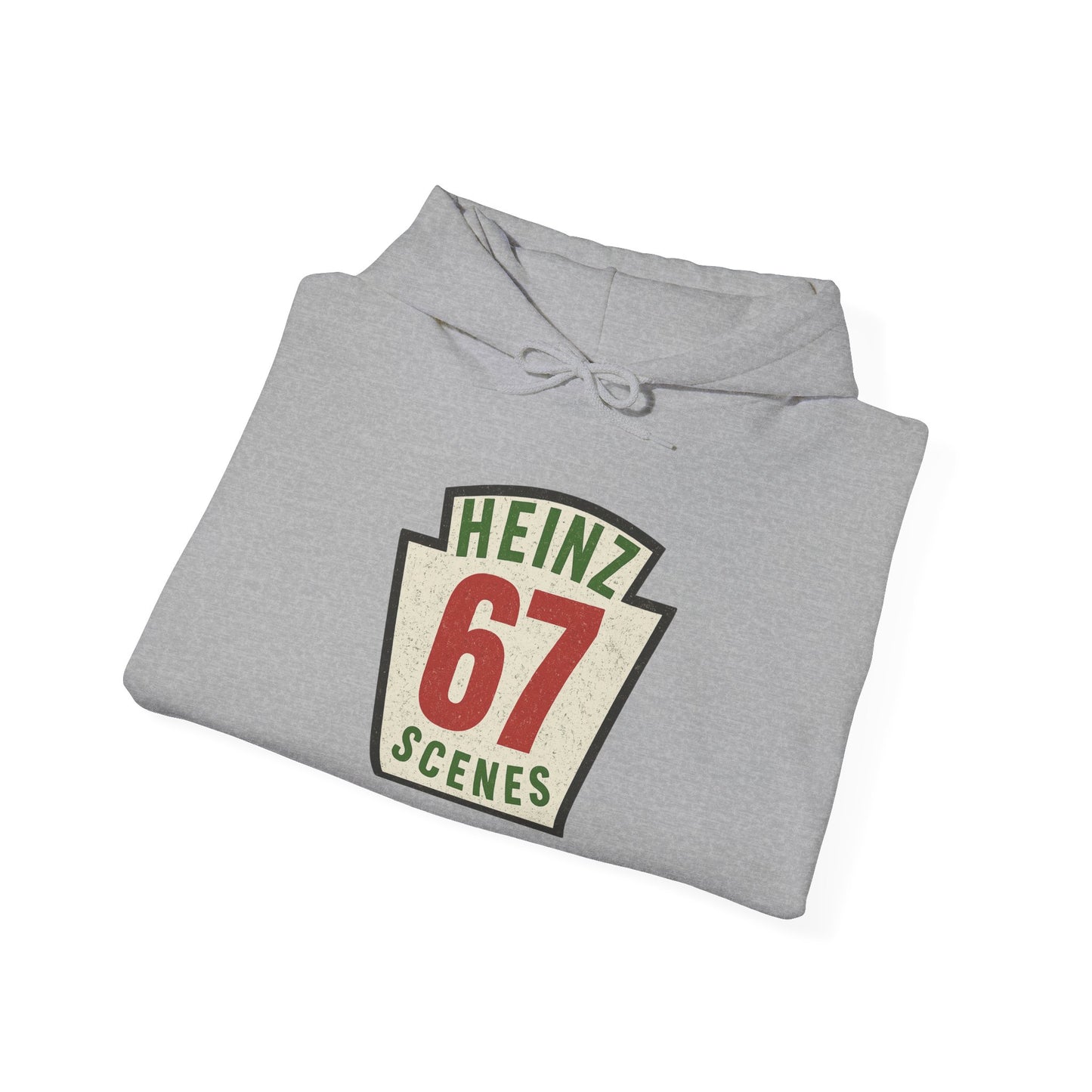 Retro Distressed Heinz 67 Scenes -- Unisex Hoodie