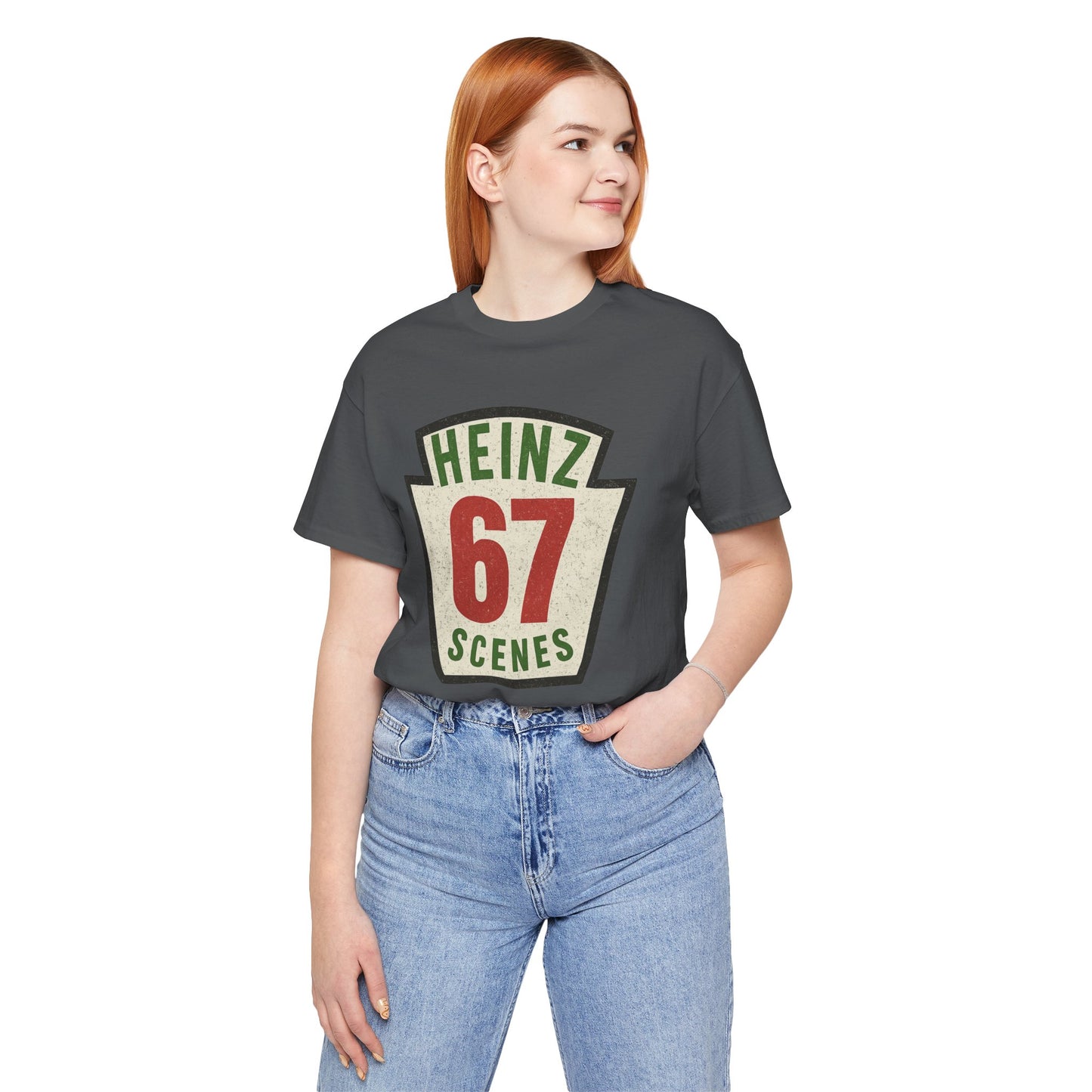 Retro Distressed Heinz 67 Scenes – Unisex Tee