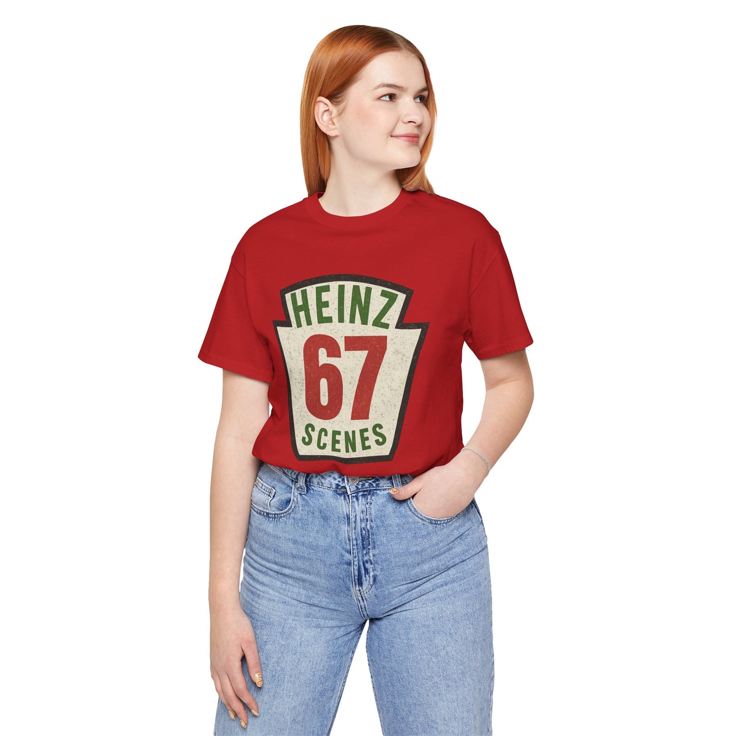 Retro Distressed Heinz 67 Scenes – Unisex Tee