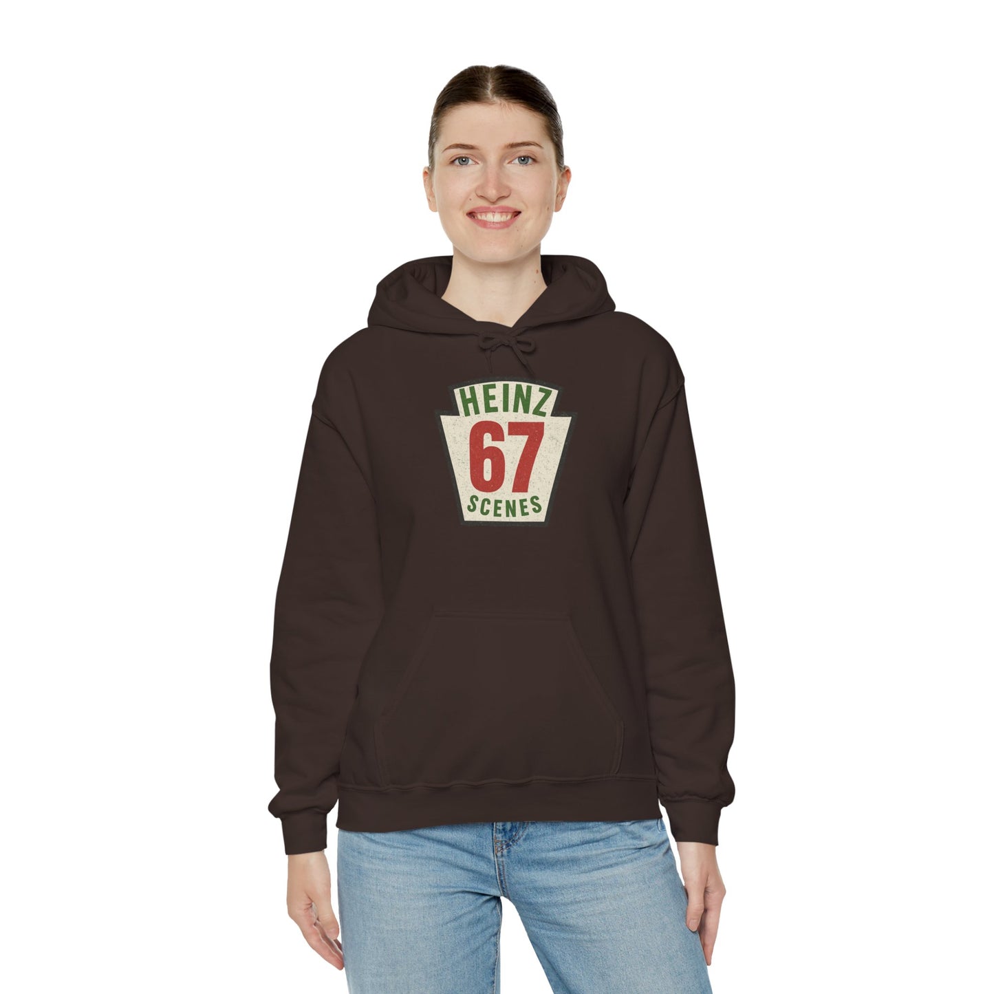 Retro Distressed Heinz 67 Scenes -- Unisex Hoodie