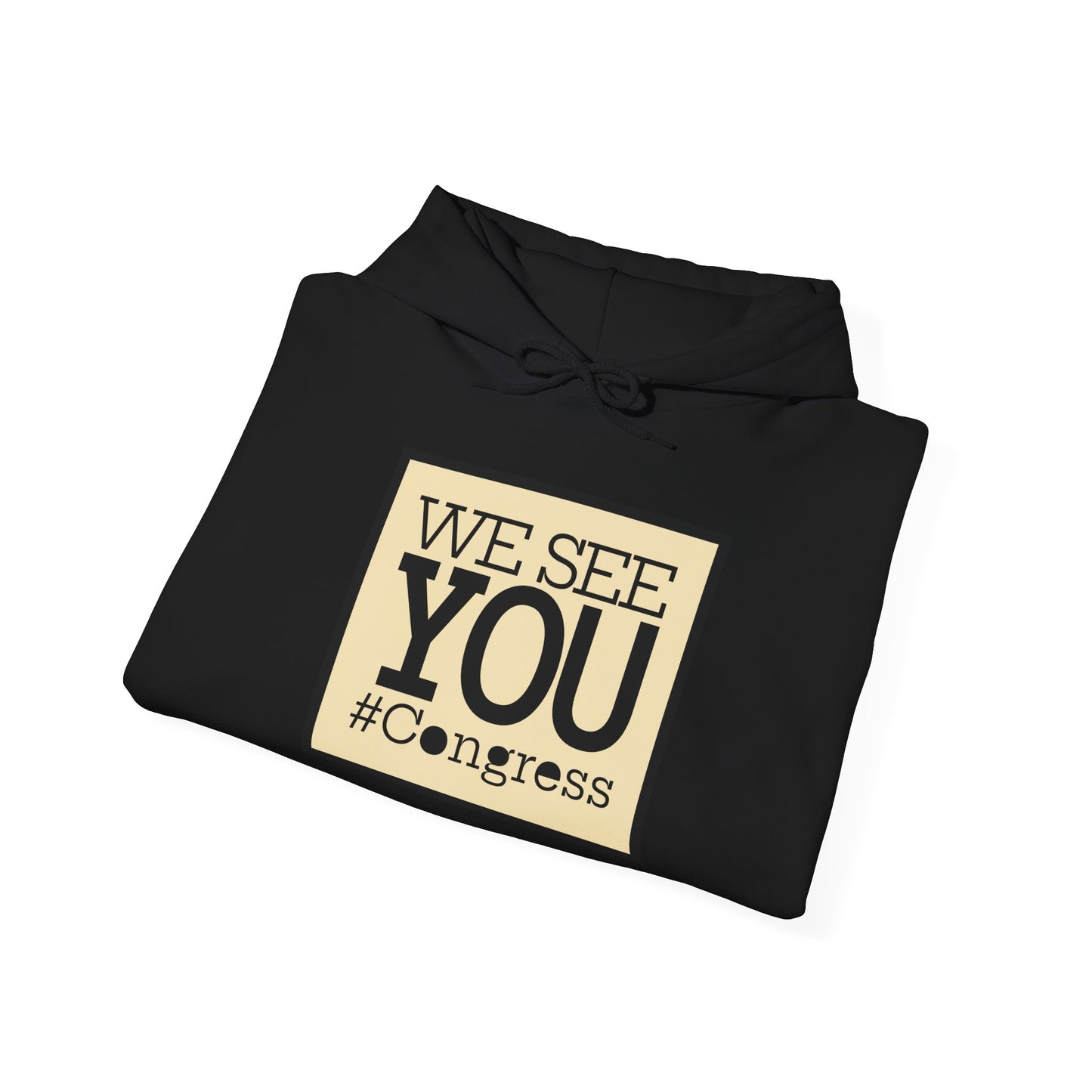 "We See You, Congress" Hoodie — Political Statement Gear
