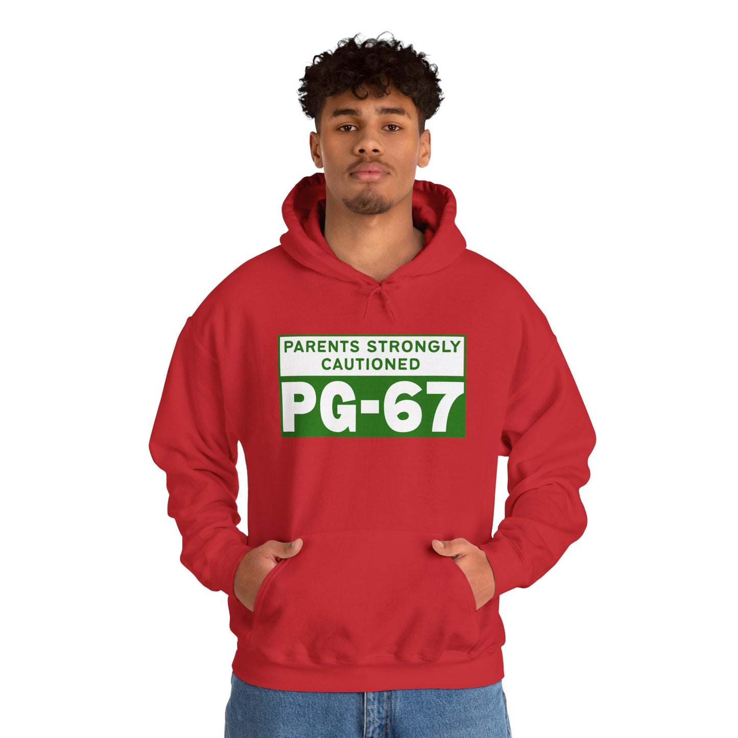 Parents Strongly Cautioned PG-67 -- Unisex Hoodie