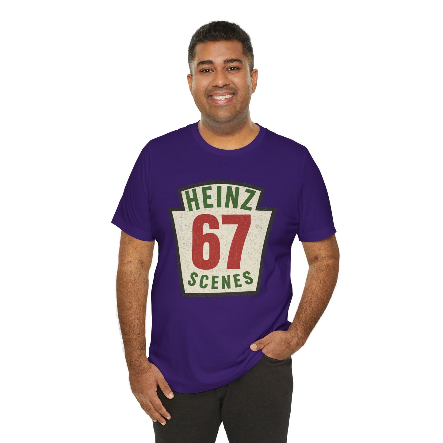 Retro Distressed Heinz 67 Scenes – Unisex Tee