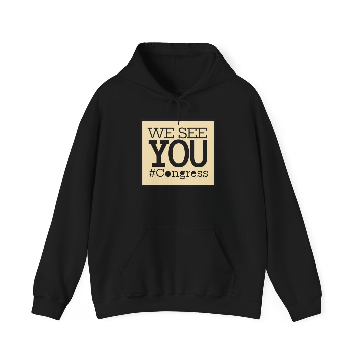 "We See You, Congress" Hoodie — Political Statement Gear