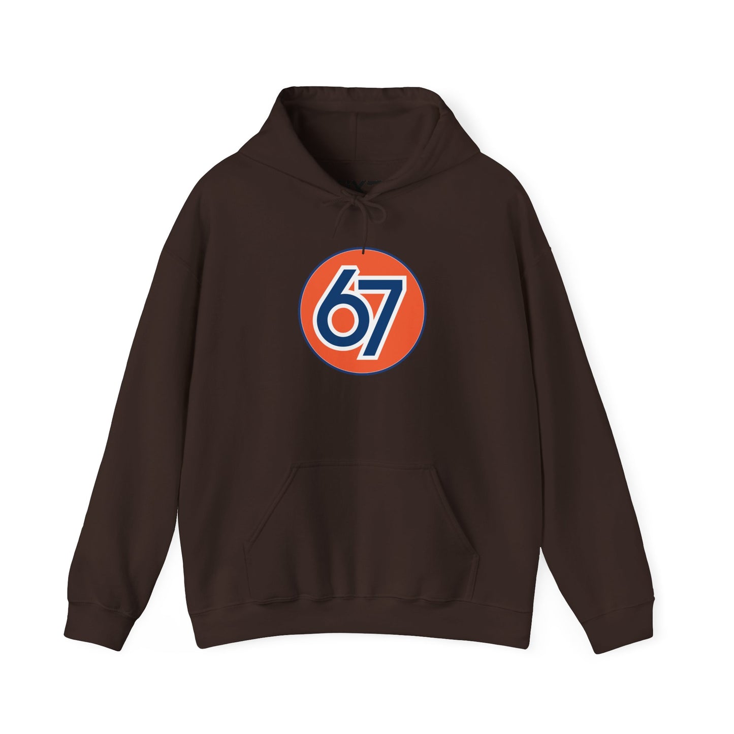 Retro 67 Vintage Circle Graphic -- Unisex Hoodie