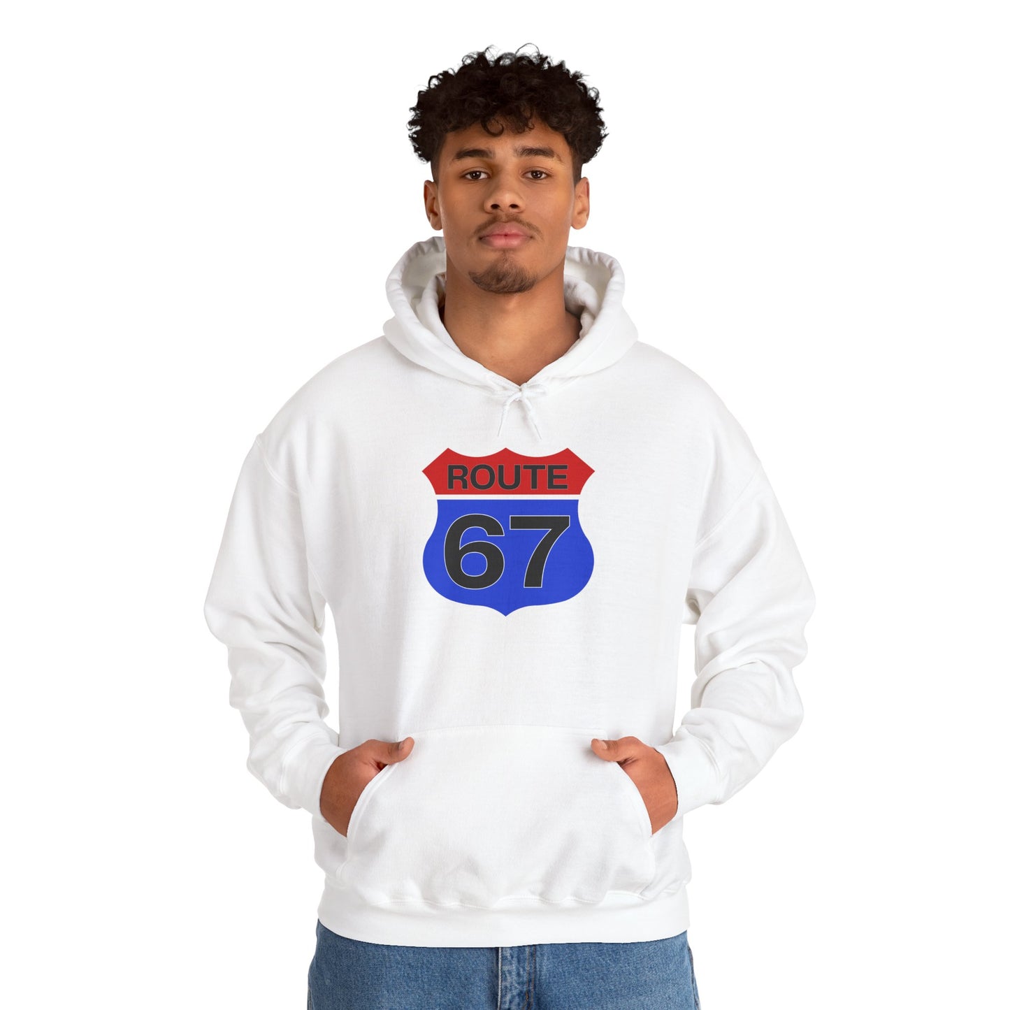 Route 67 Red & Blue Edition -- Unisex Hoodie
