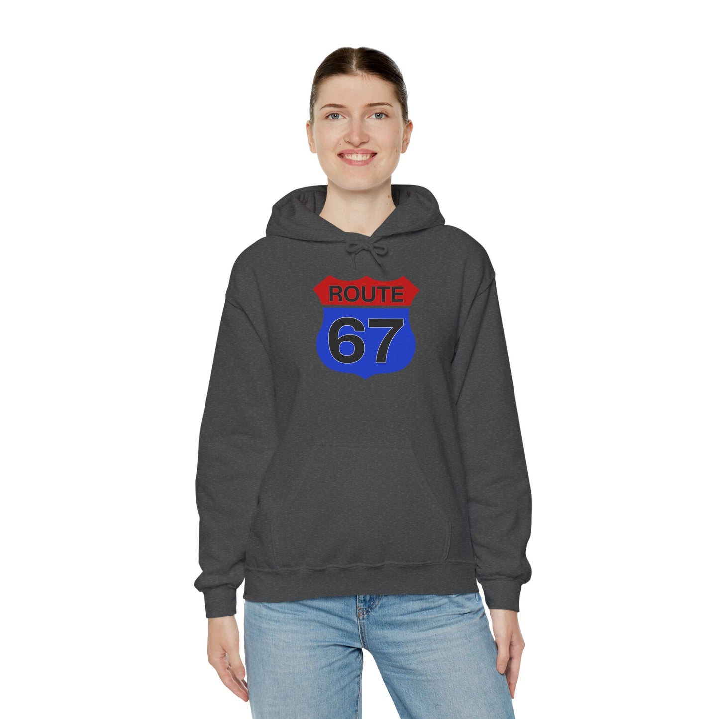 Route 67 Red & Blue Edition -- Unisex Hoodie