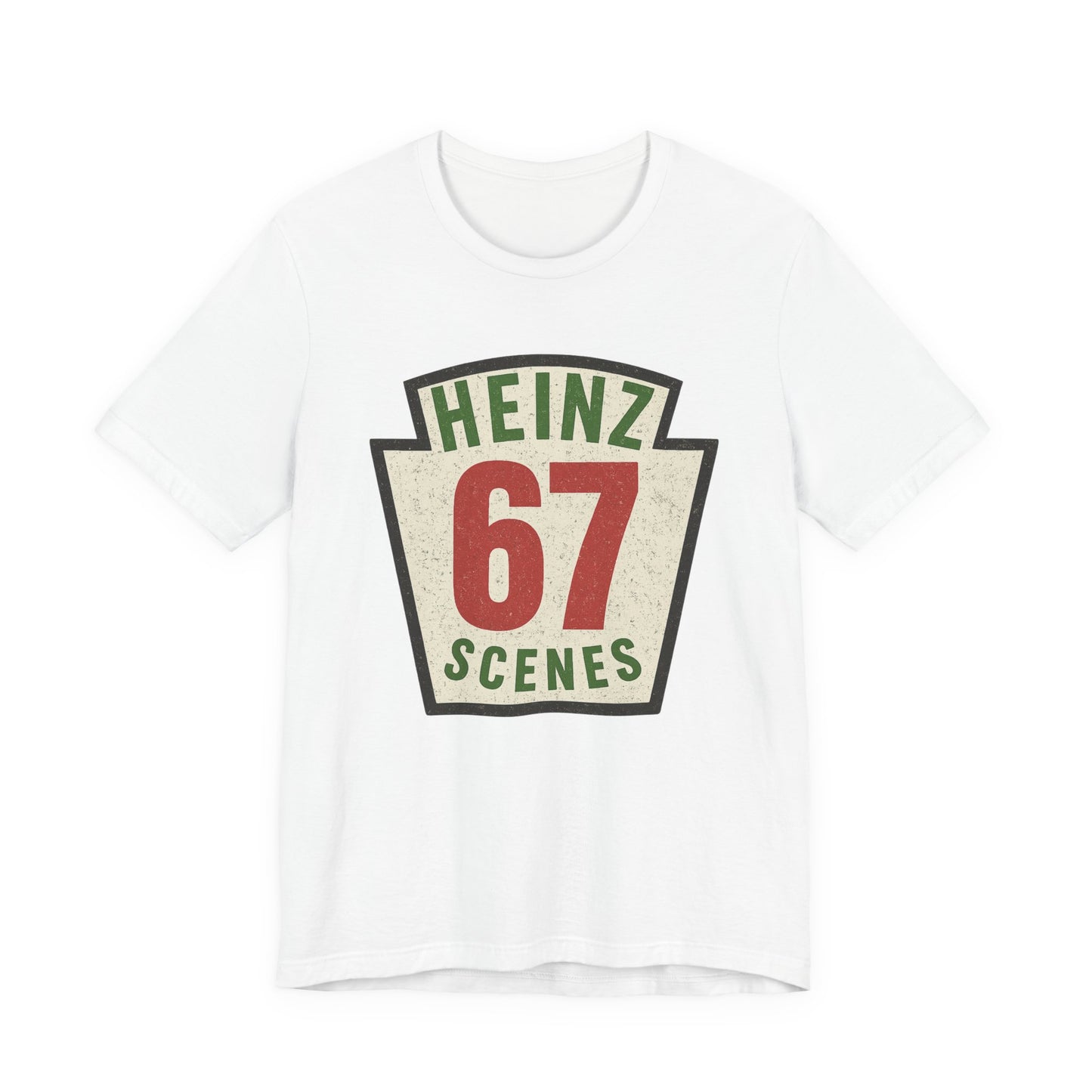 Retro Distressed Heinz 67 Scenes – Unisex Tee