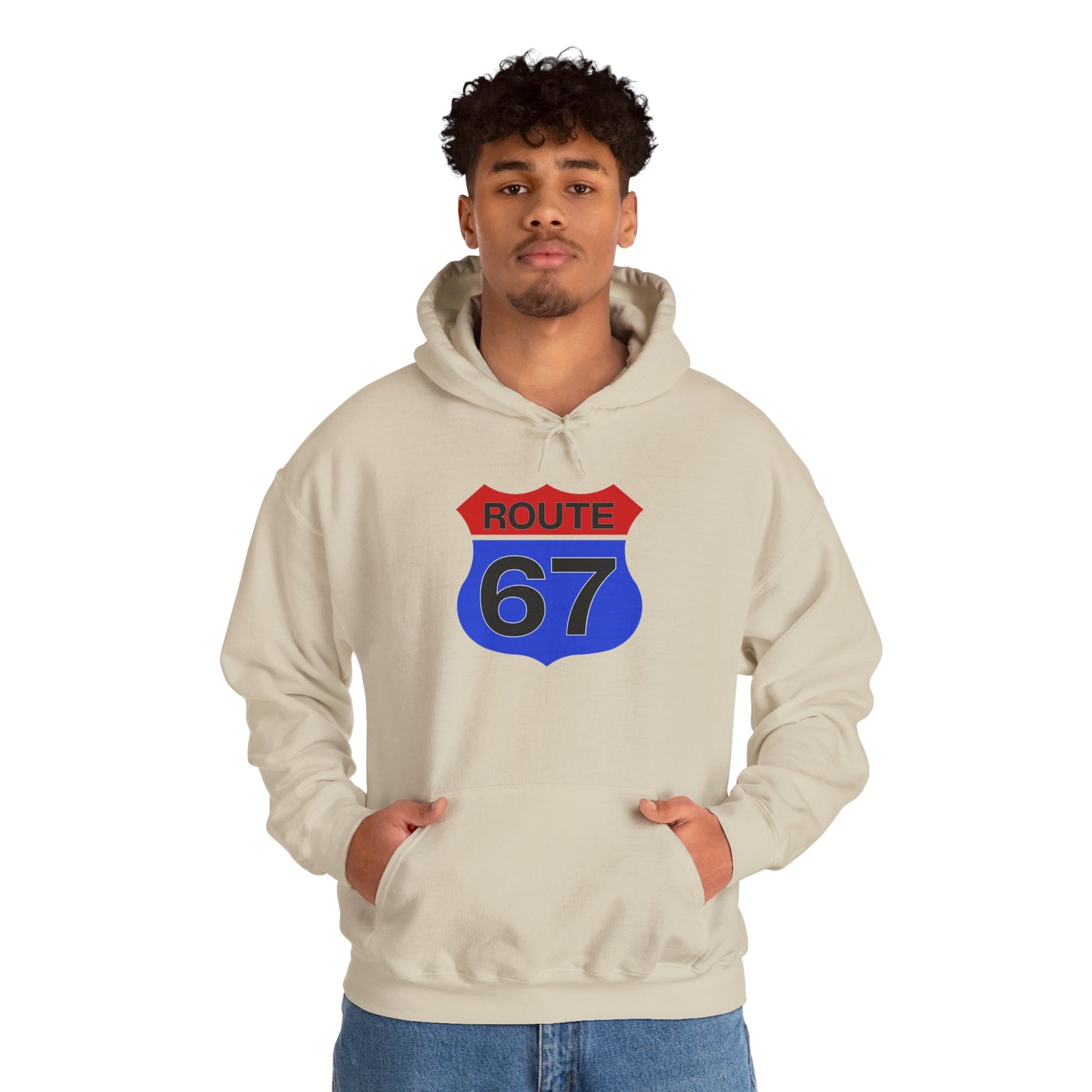 Route 67 Red & Blue Edition -- Unisex Hoodie