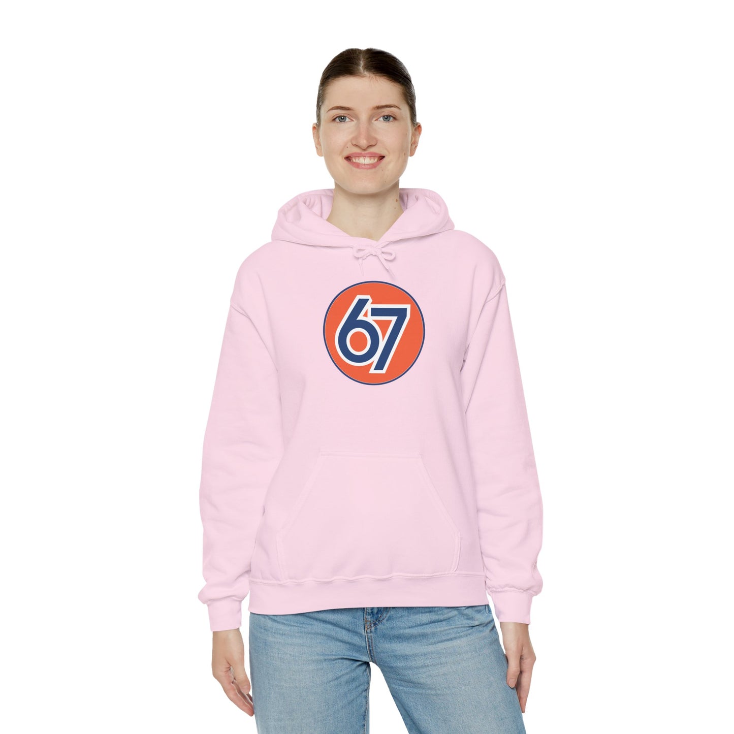Retro 67 Vintage Circle Graphic -- Unisex Hoodie