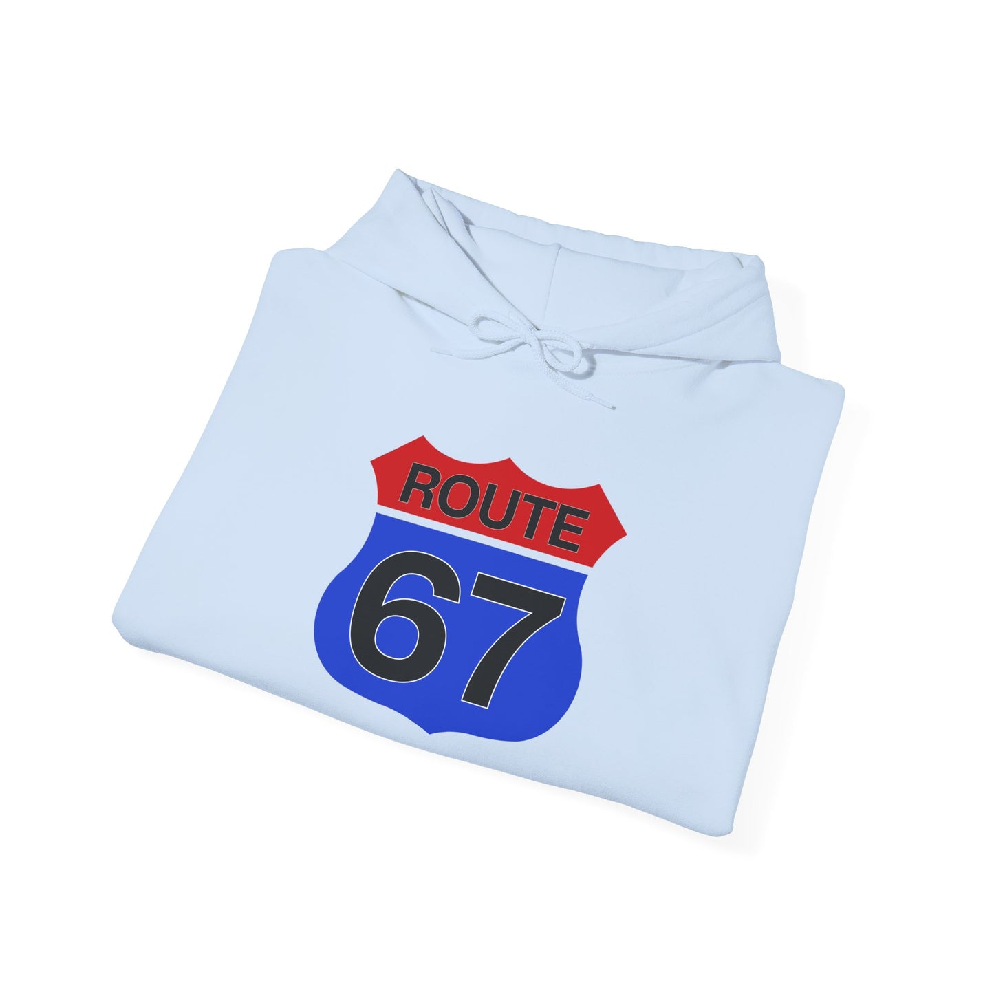 Route 67 Red & Blue Edition -- Unisex Hoodie