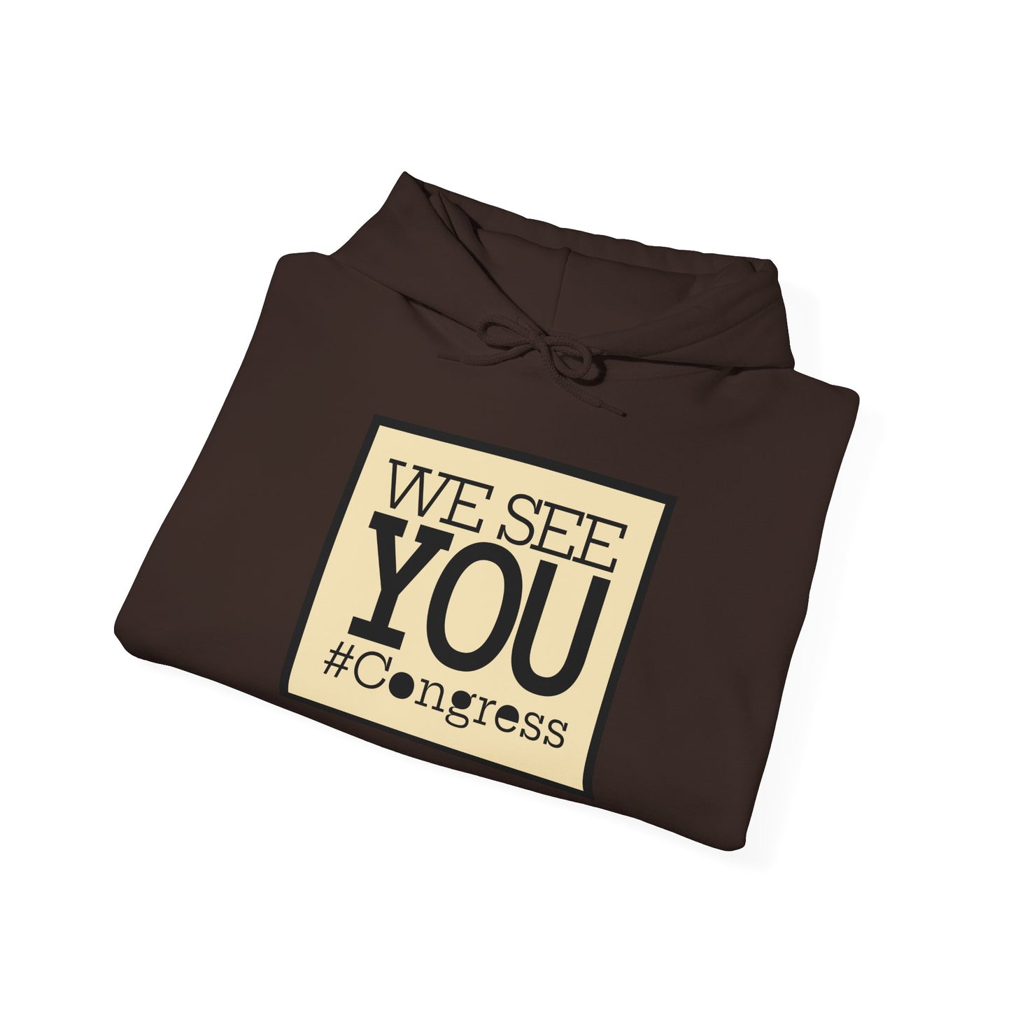 "We See You, Congress" Hoodie — Political Statement Gear
