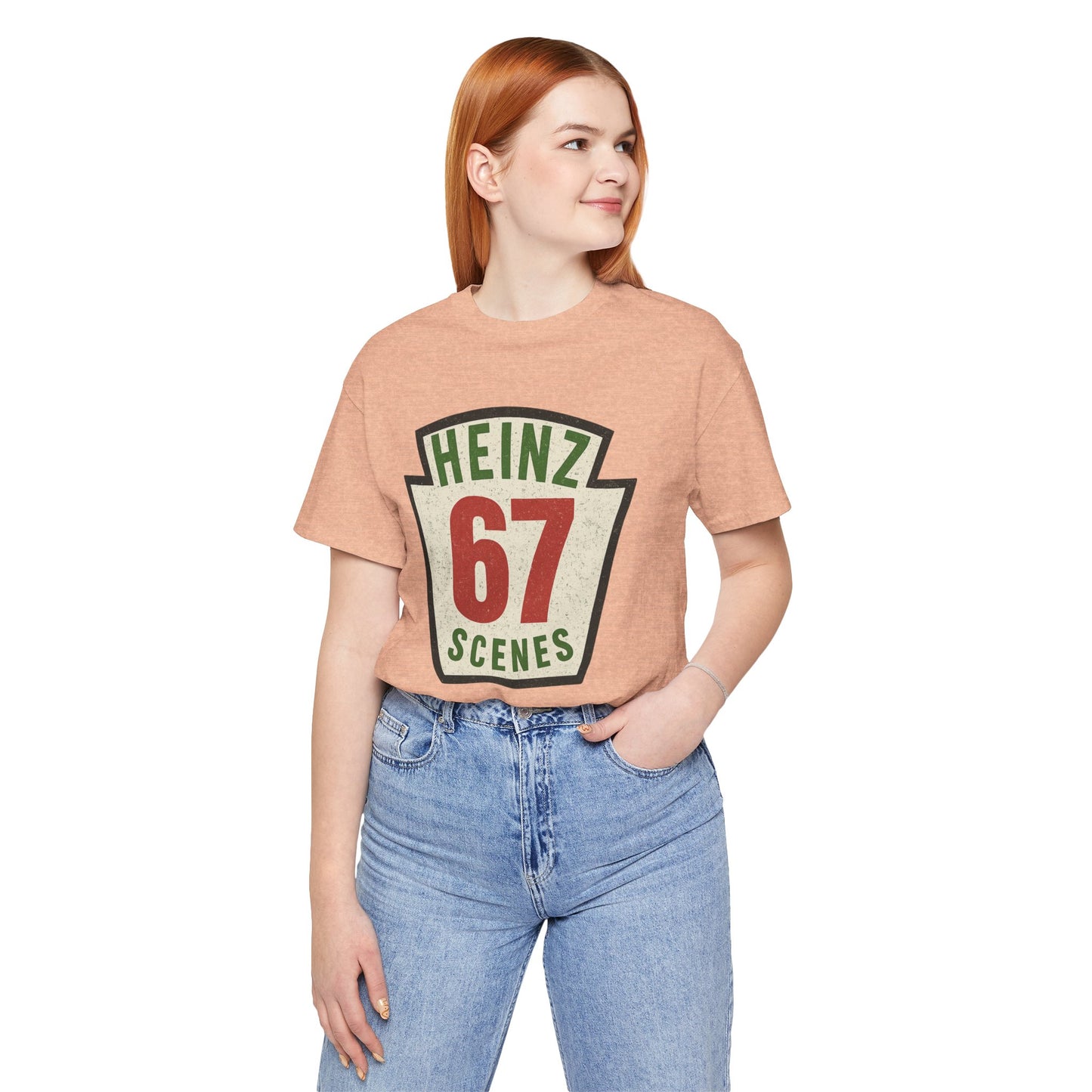 Retro Distressed Heinz 67 Scenes – Unisex Tee