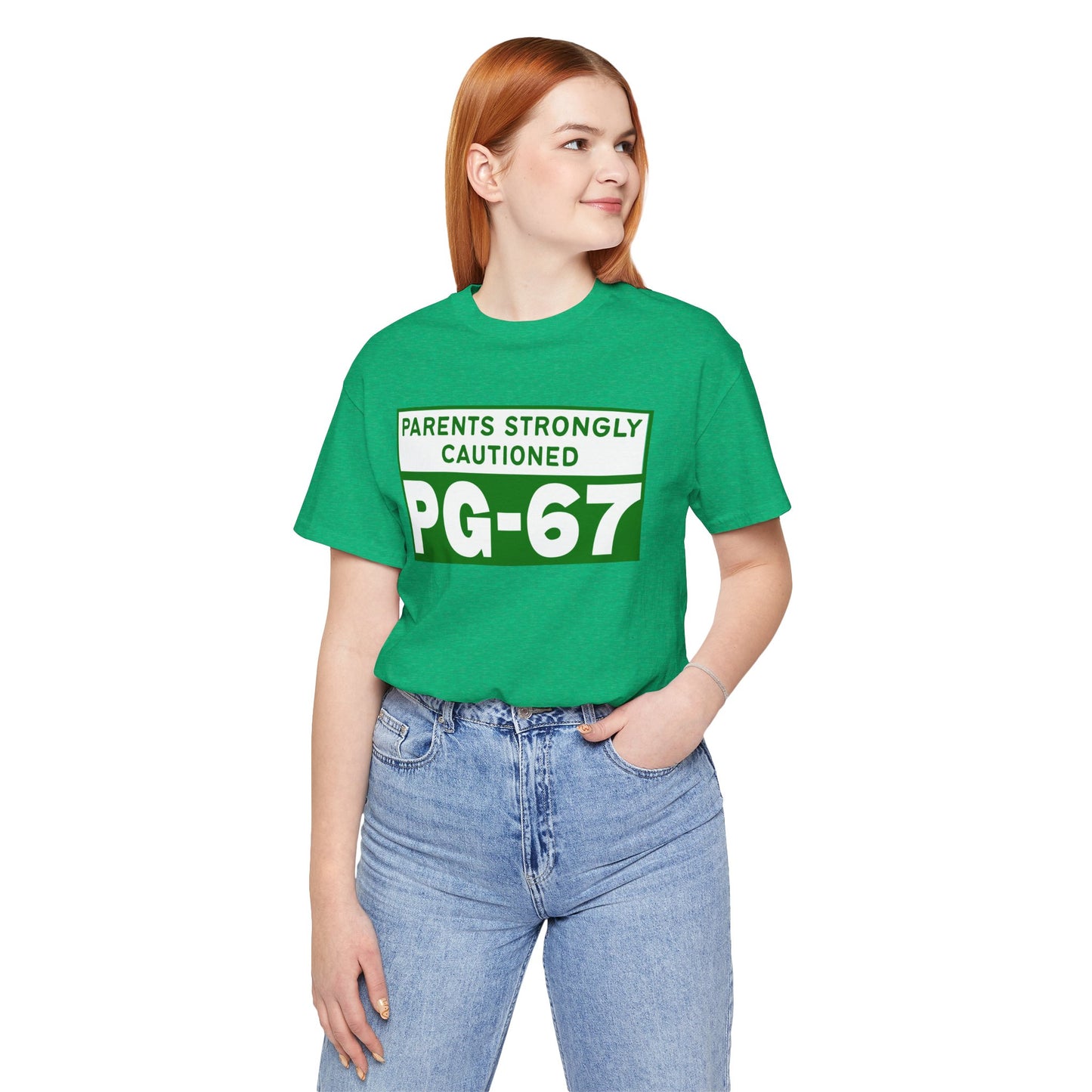 Parents Strongly Cautioned PG-67 – Unisex Tee