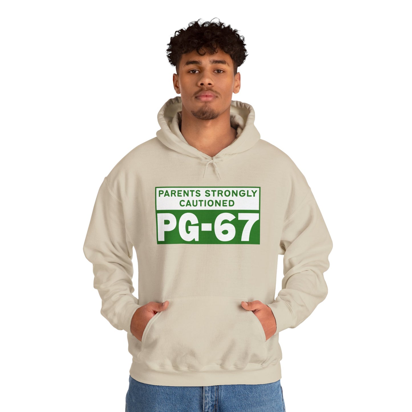 Parents Strongly Cautioned PG-67 -- Unisex Hoodie