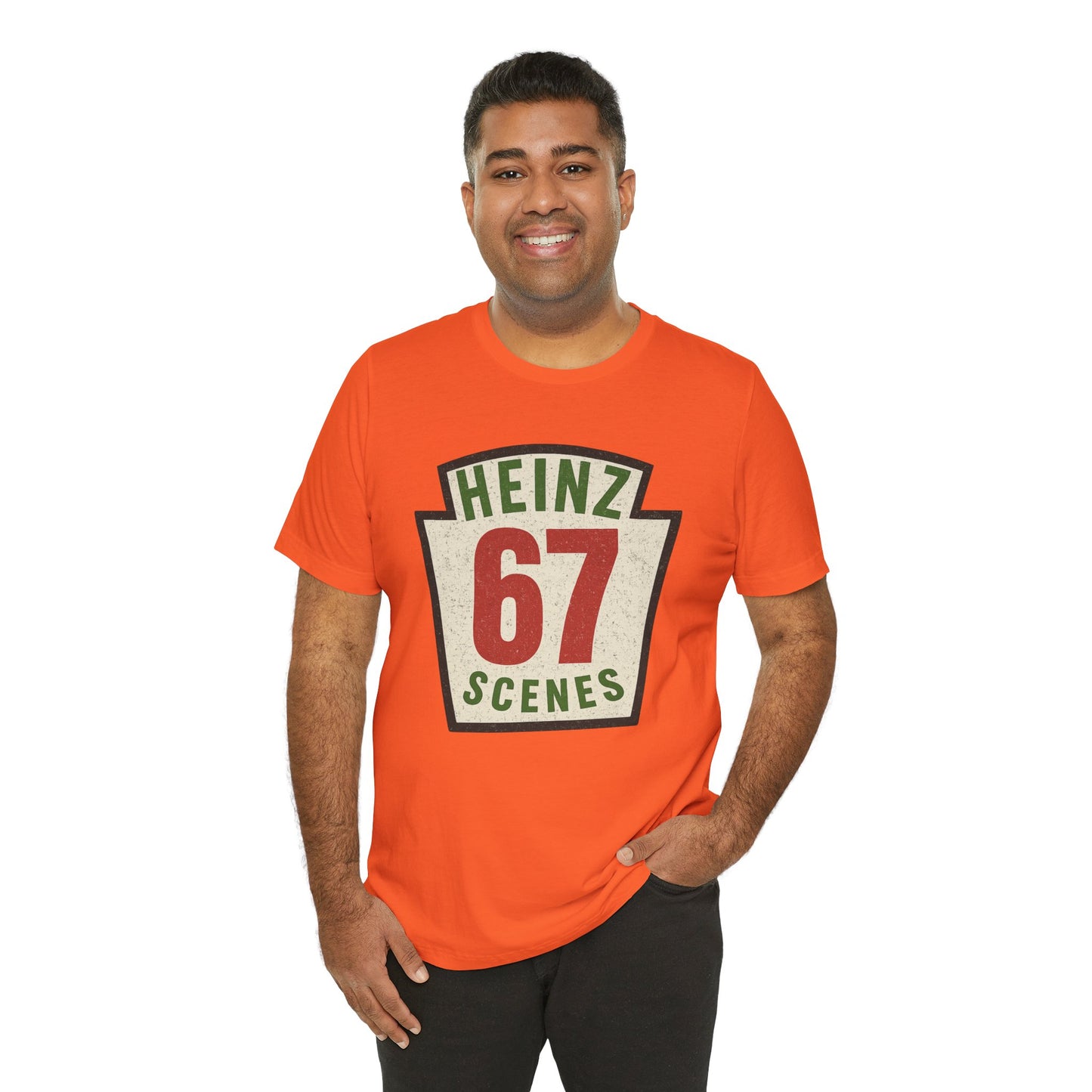 Retro Distressed Heinz 67 Scenes – Unisex Tee